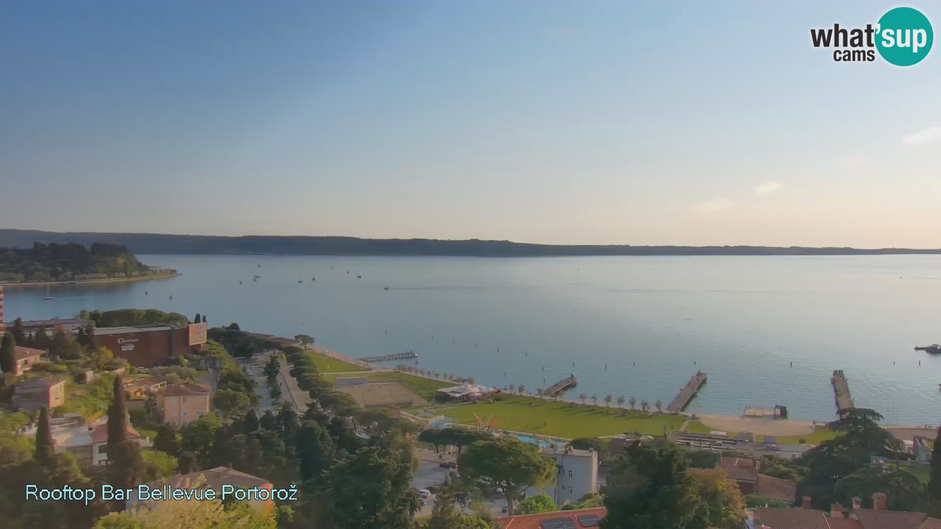 Panorama webcam Portorož – view from Villa Bellevue