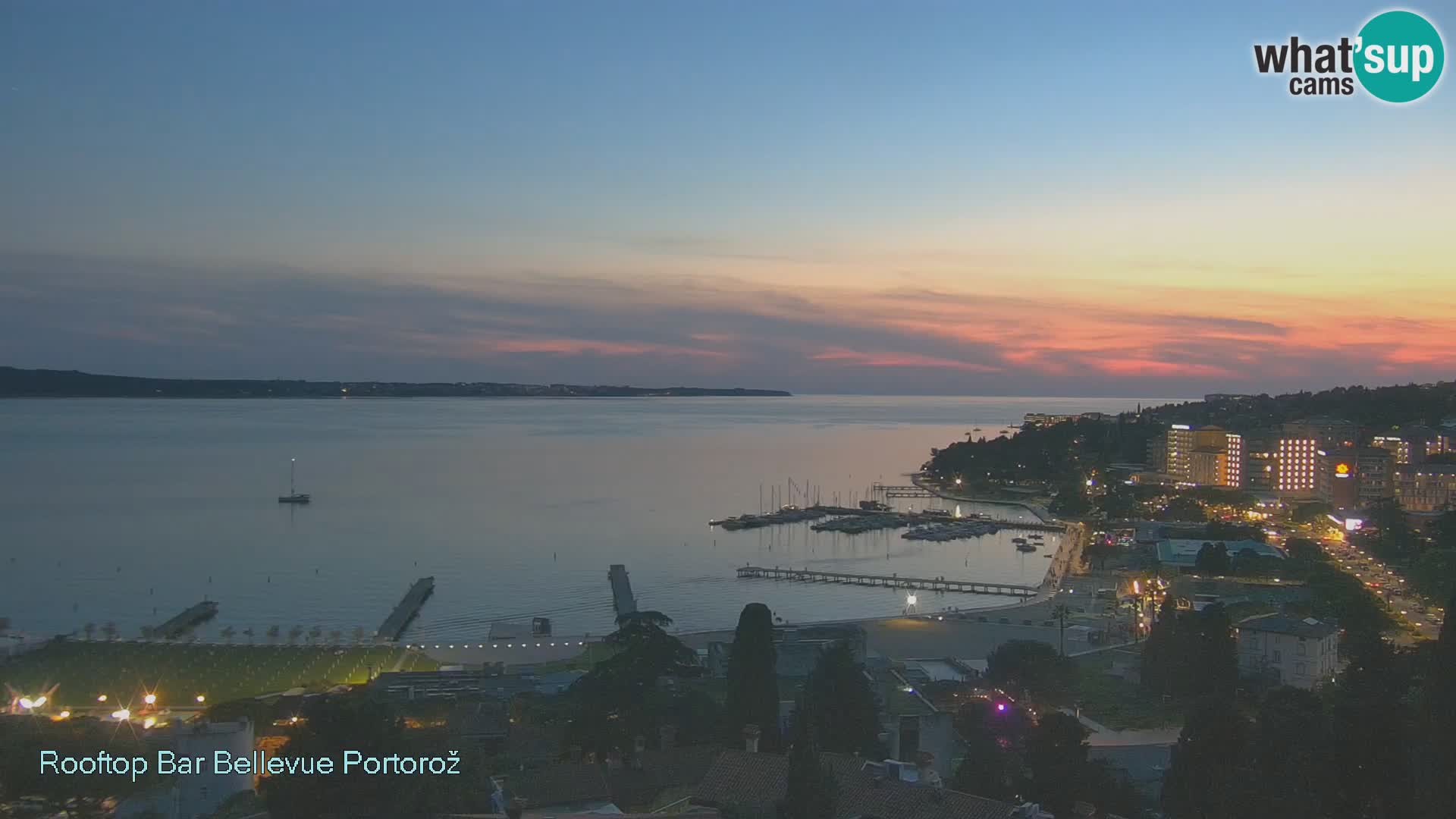 Live webcam Portorož – Panorama dalla Villa Bellevue