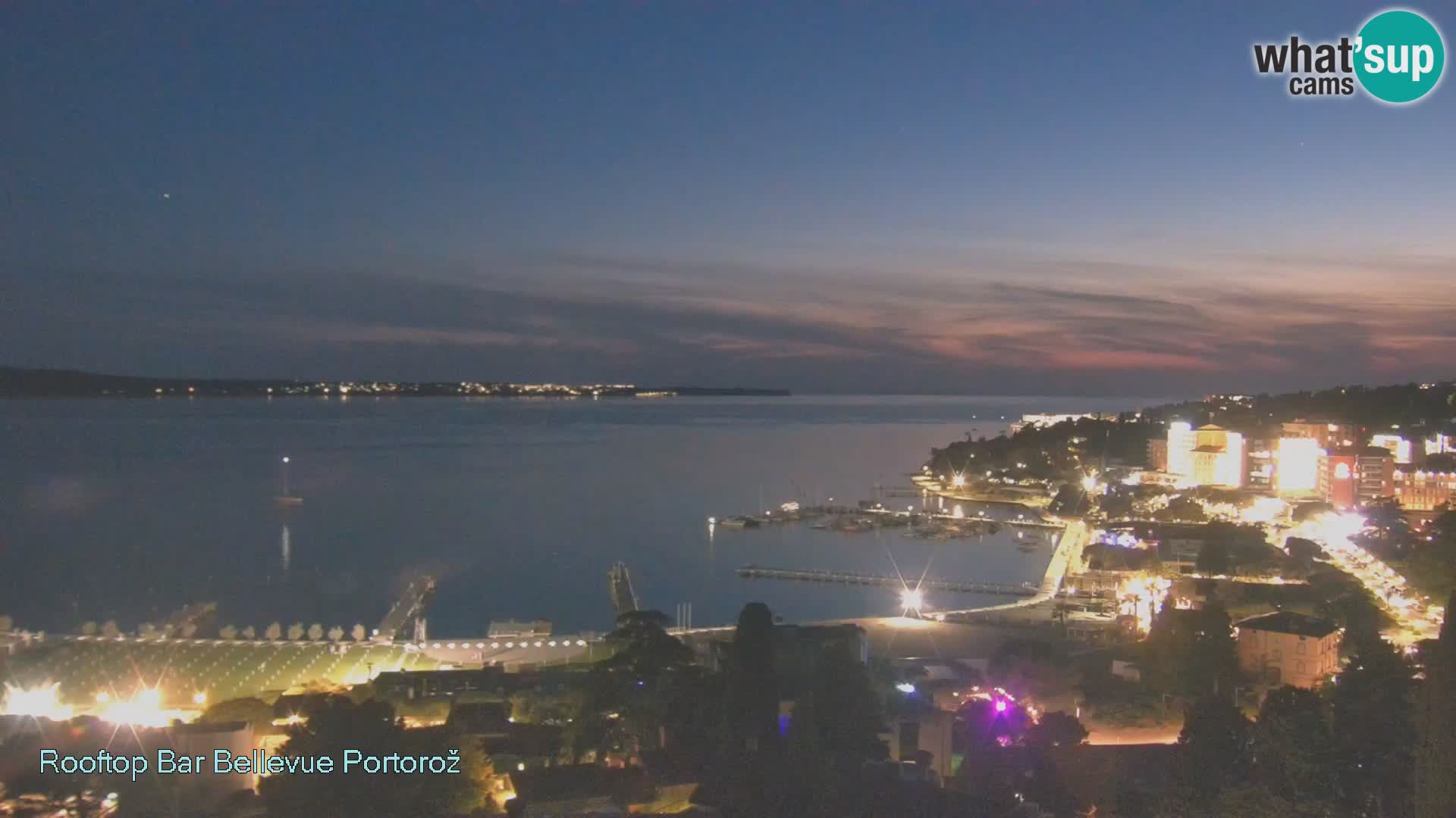 Live webcam Portorož – Panorama dalla Villa Bellevue