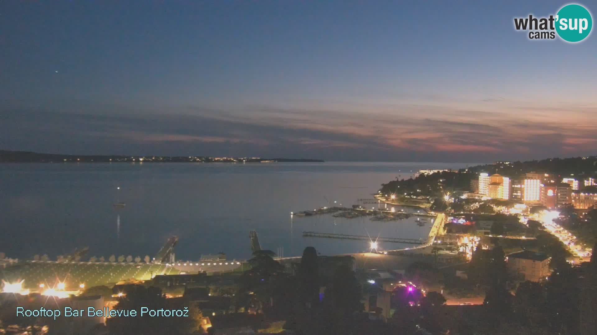 Live webcam Portorož – Panorama dalla Villa Bellevue