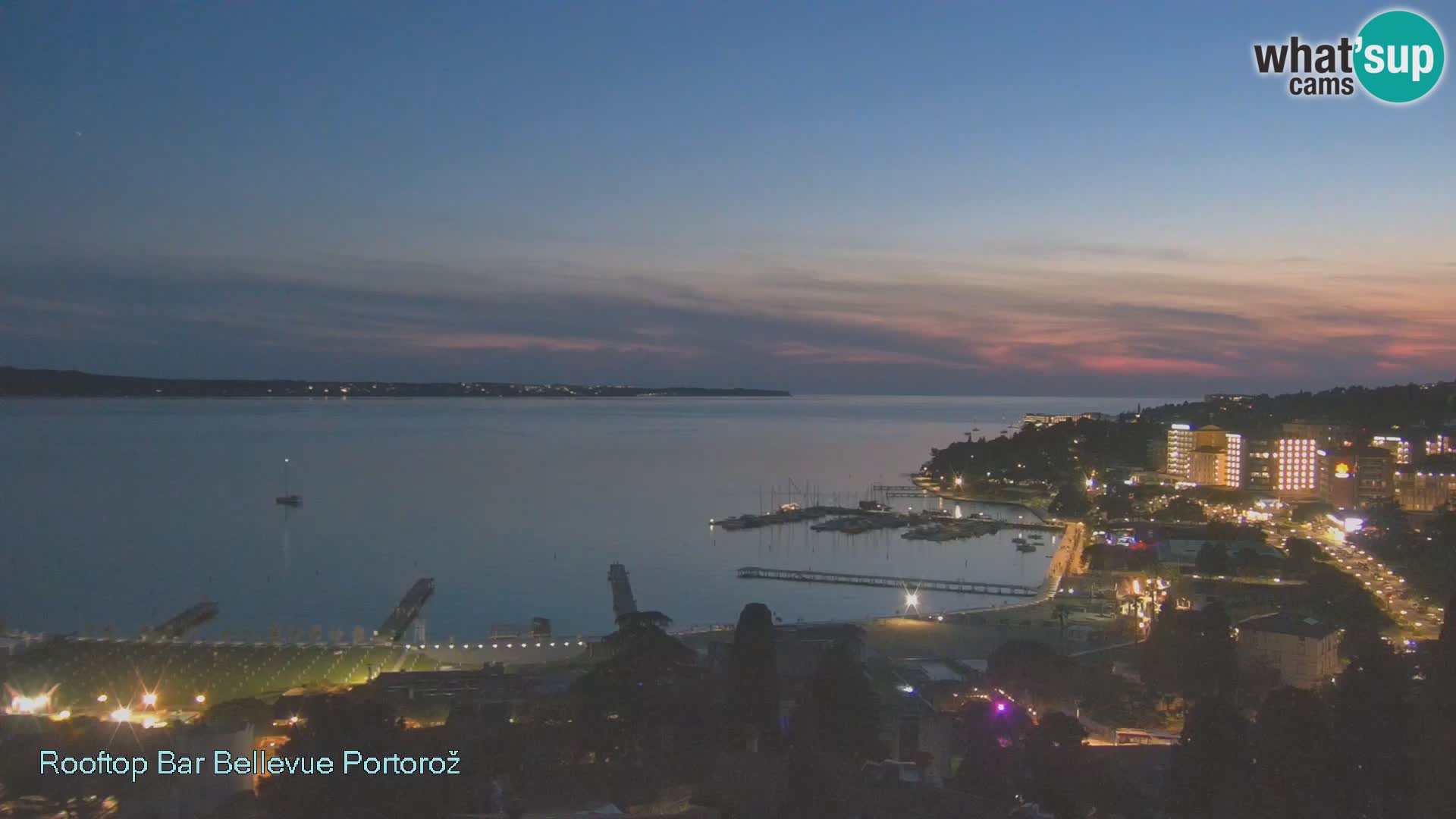 Portorož camera en vivo – Panorama Villa Bellevue
