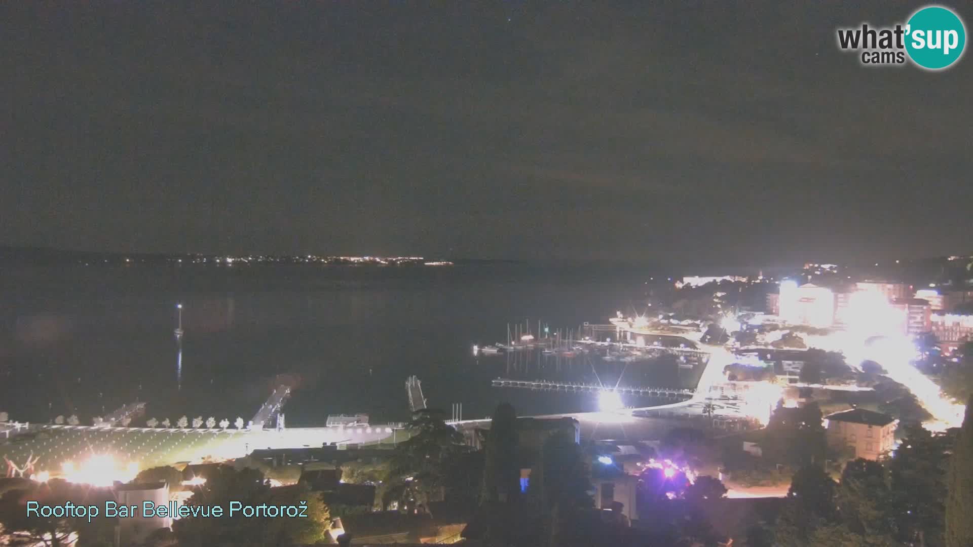 Portorož web kamera – pogled sa Villa Bellevue