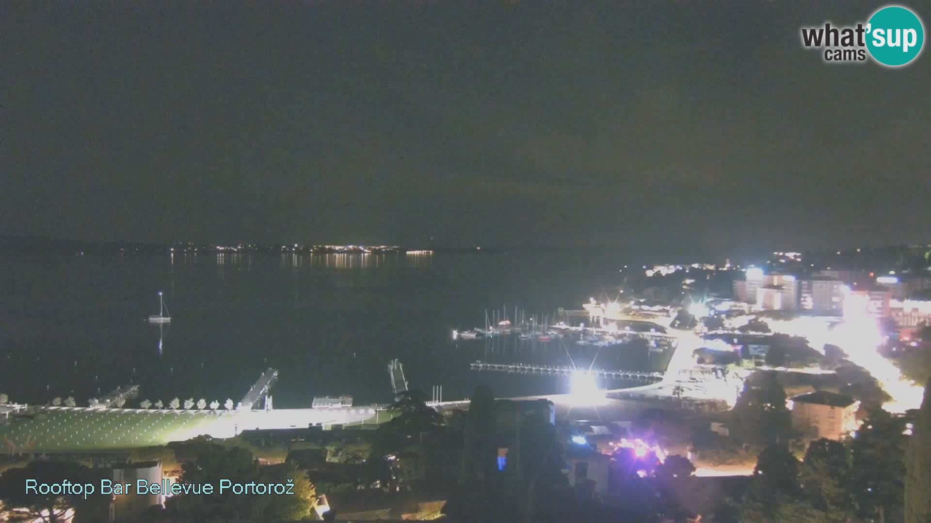 Portorož web kamera – pogled sa Villa Bellevue