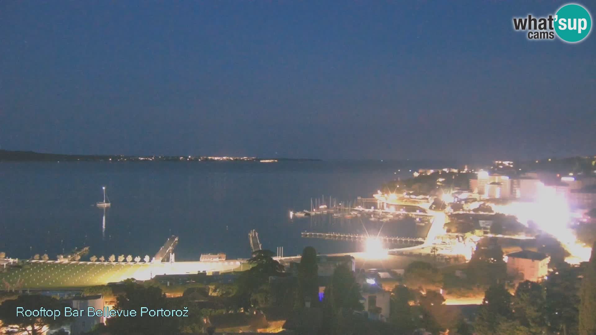Panorama webcam Portorož – view from Villa Bellevue