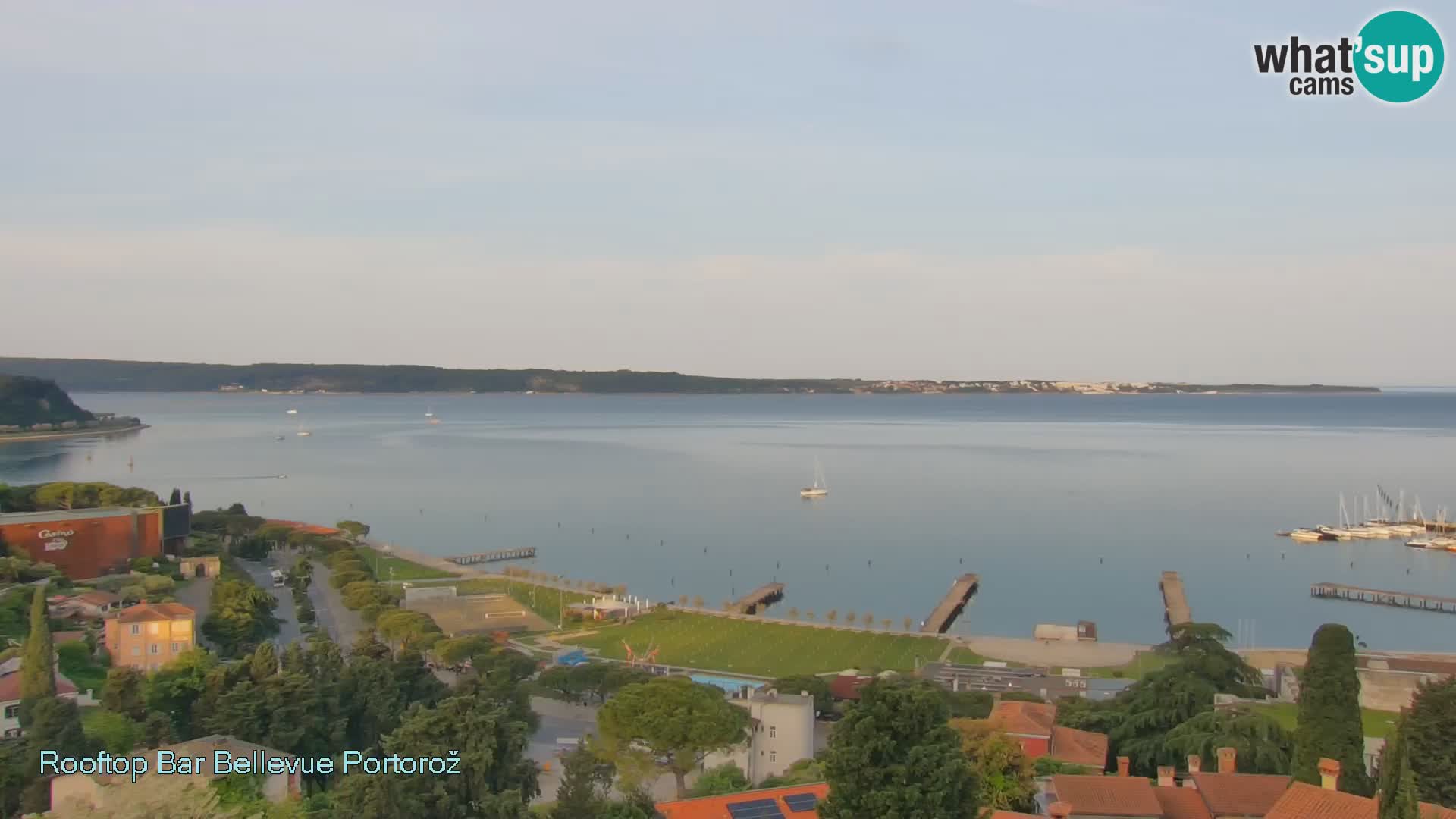 Portorož web kamera – pogled sa Villa Bellevue