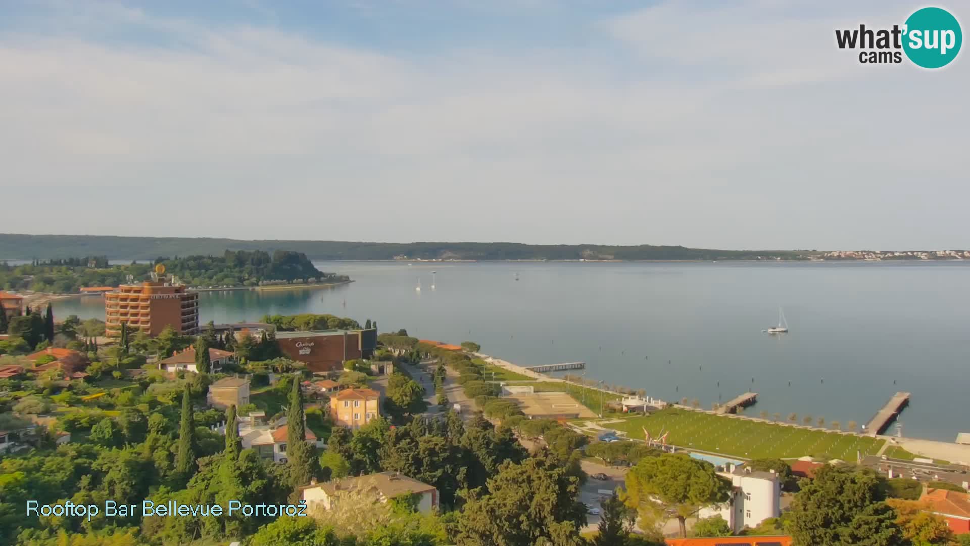 Portorož web kamera – pogled sa Villa Bellevue