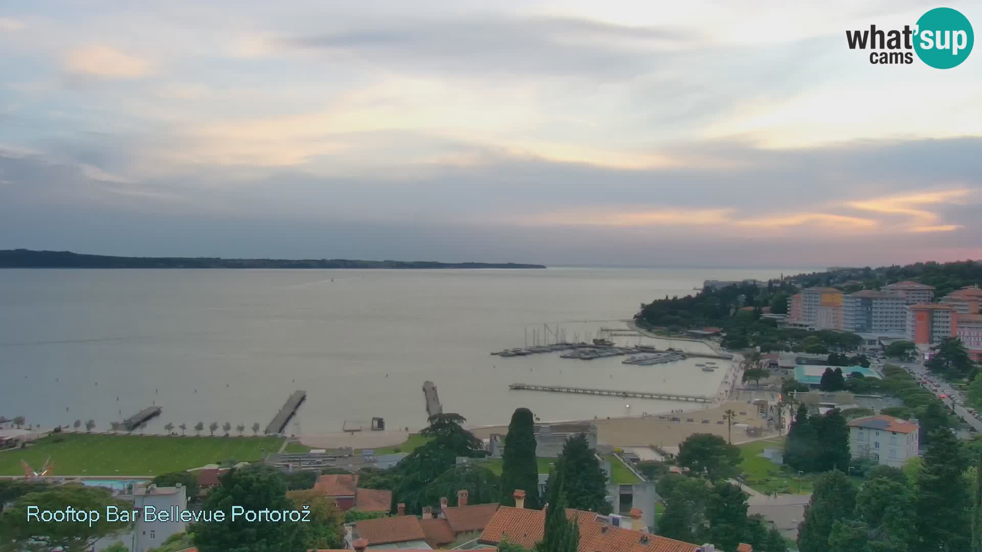 Panorama webcam Portorož – view from Villa Bellevue