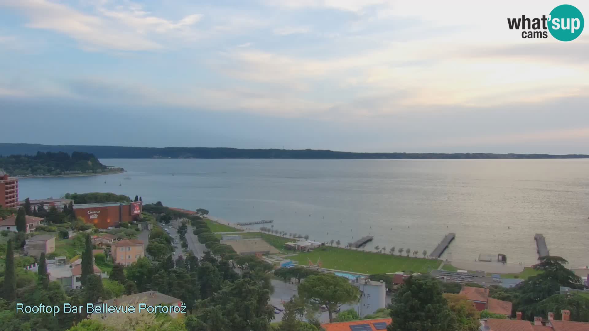 Panorama webcam Portorož – view from Villa Bellevue