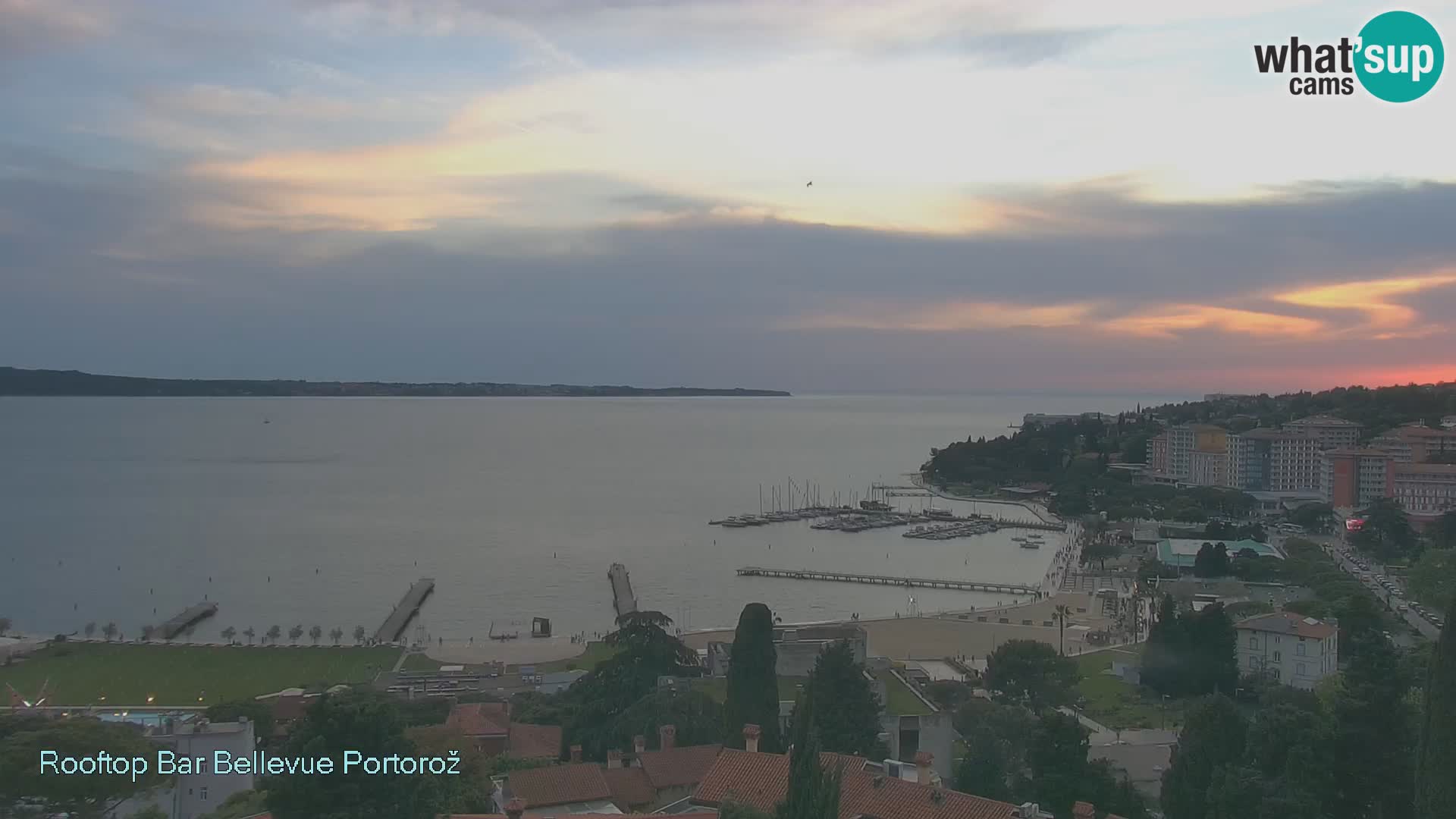 Panorama webcam Portorož – view from Villa Bellevue