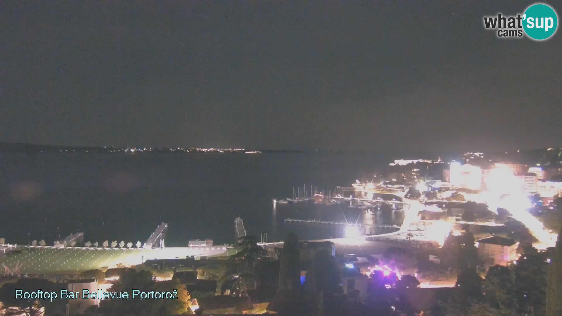 Portorož camera en vivo – Panorama Villa Bellevue