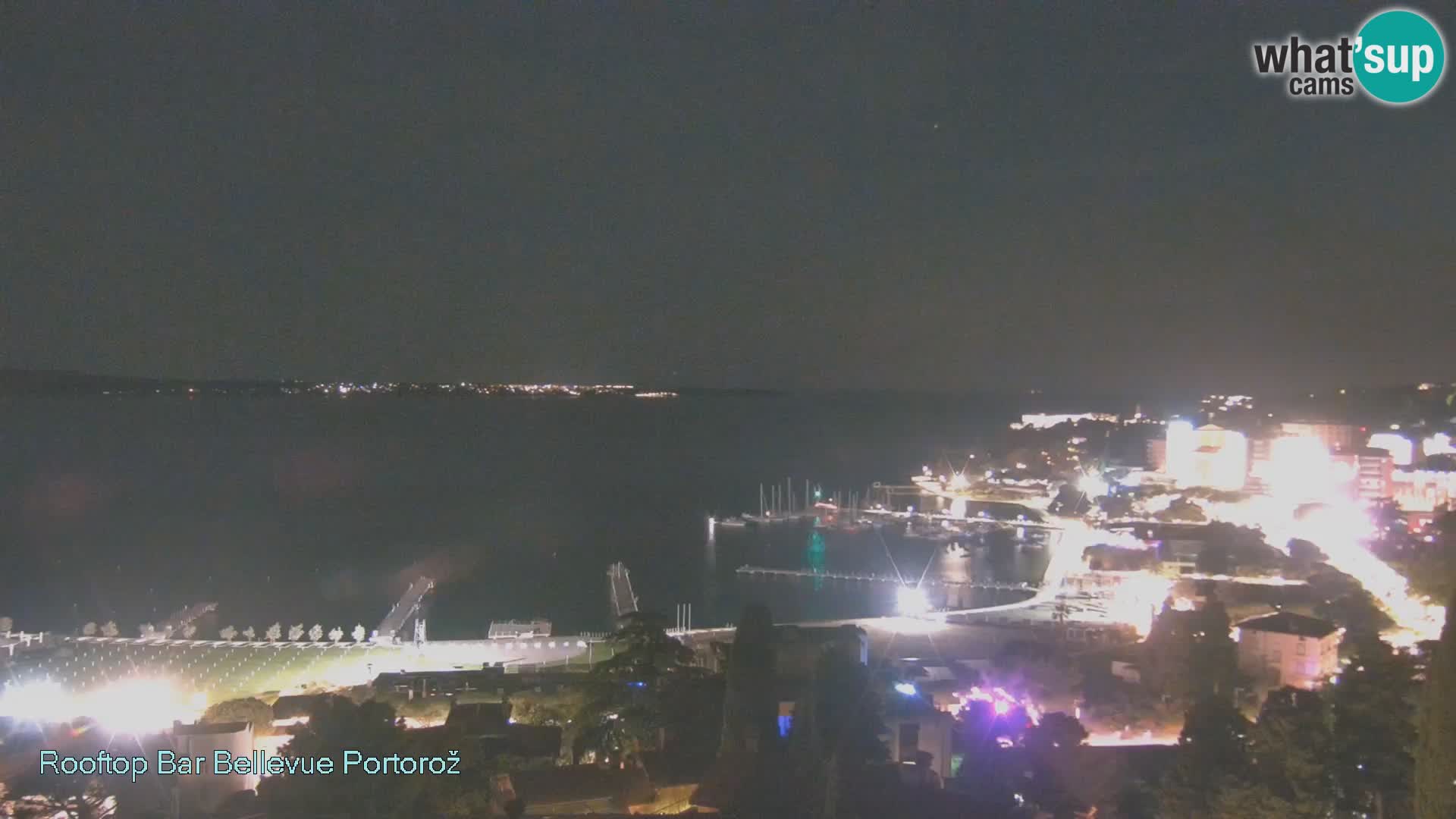 Panorama webcam Portorož – view from Villa Bellevue