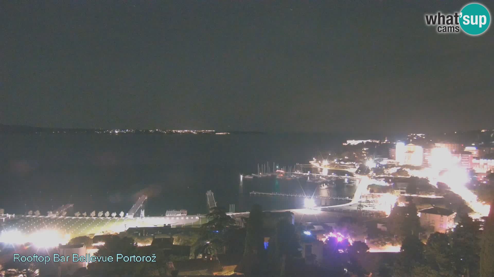 Portorož camera en vivo – Panorama Villa Bellevue