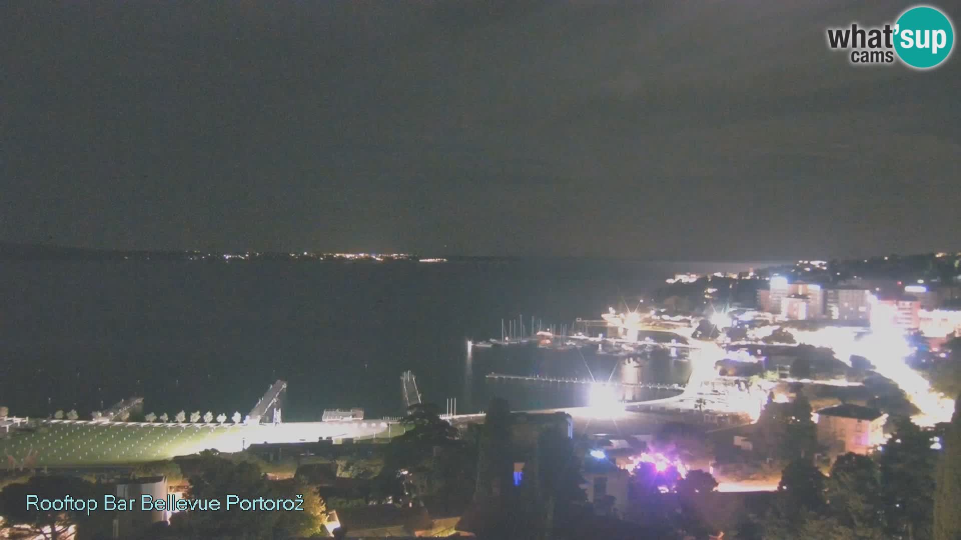 Live webcam Portorož – Panorama dalla Villa Bellevue