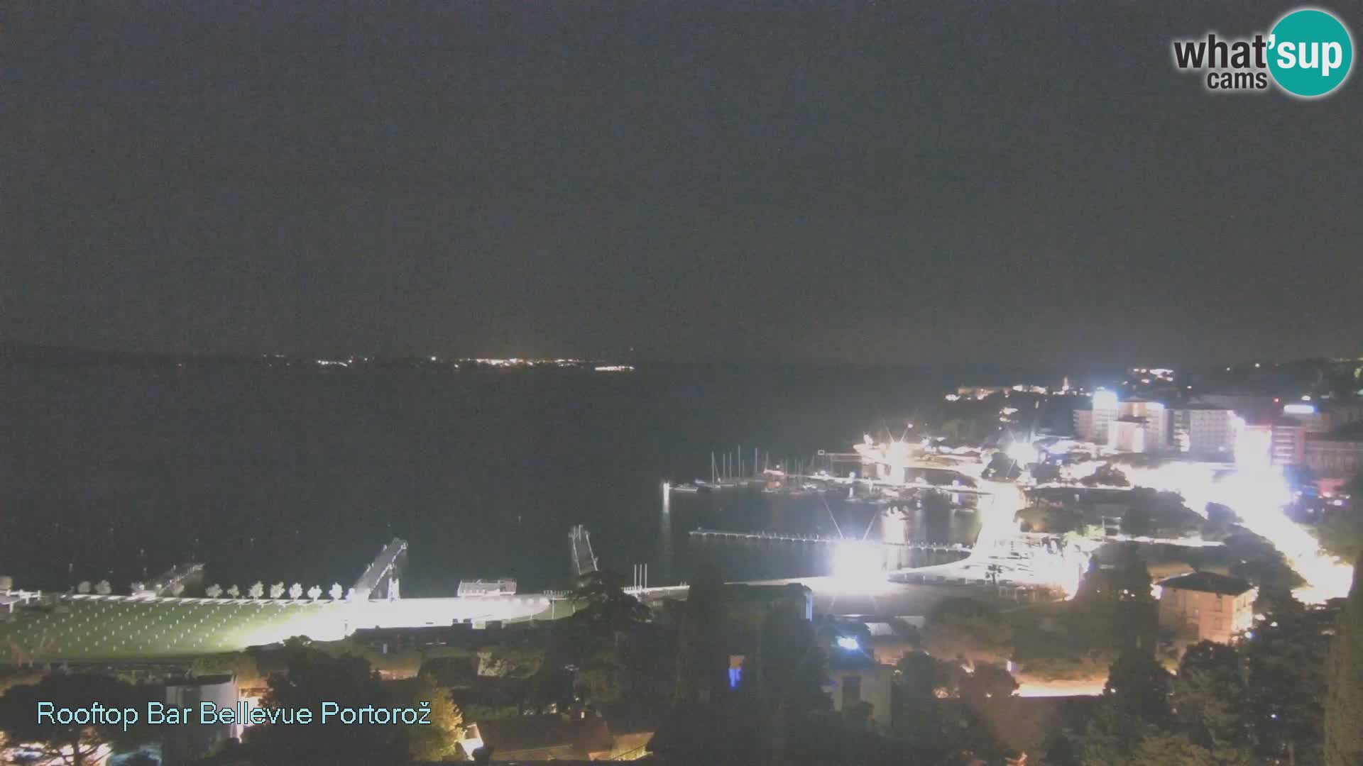 Portorož web kamera – pogled sa Villa Bellevue