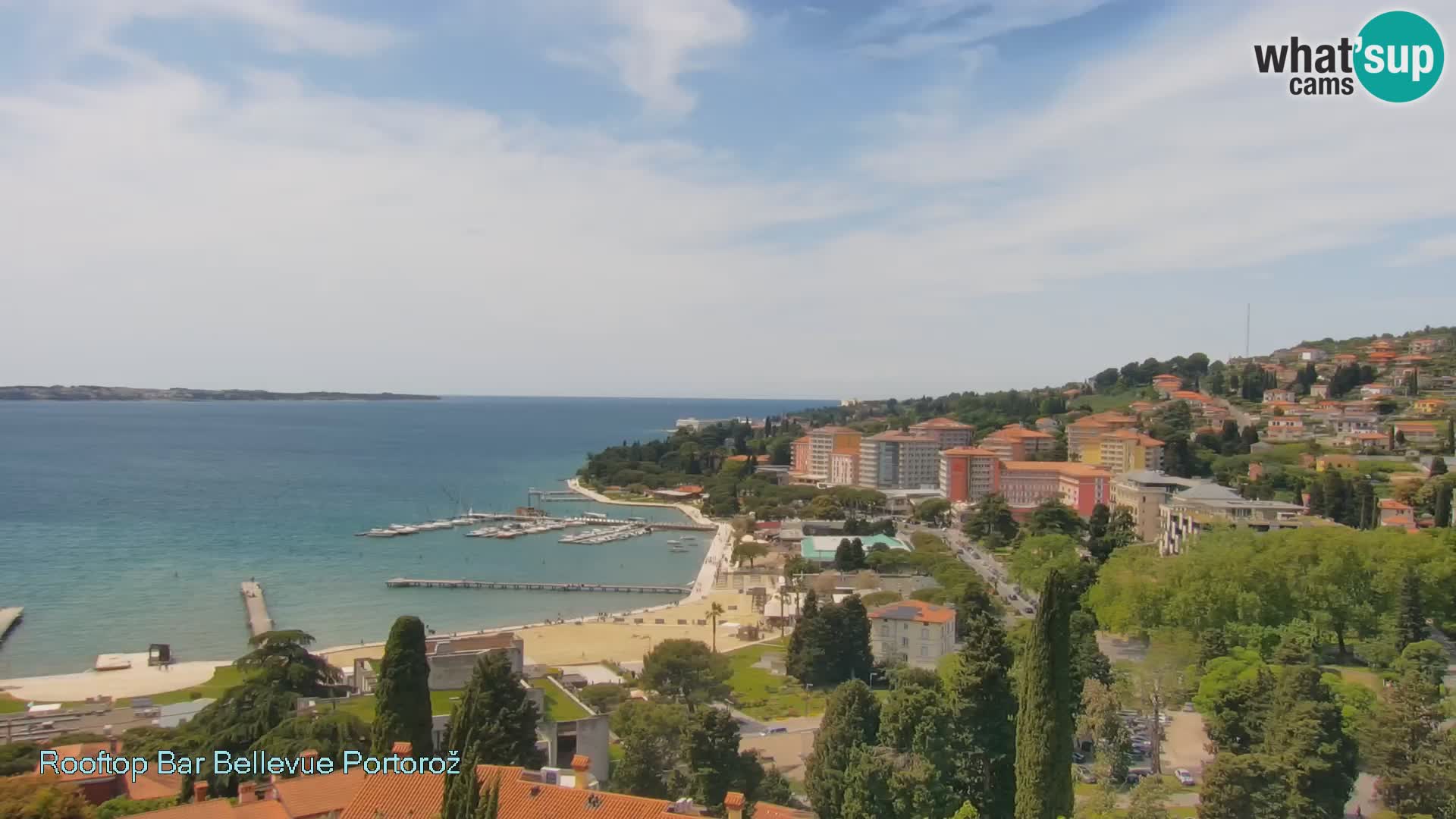 Webcam Portorož – Panorama Villa Bellevue