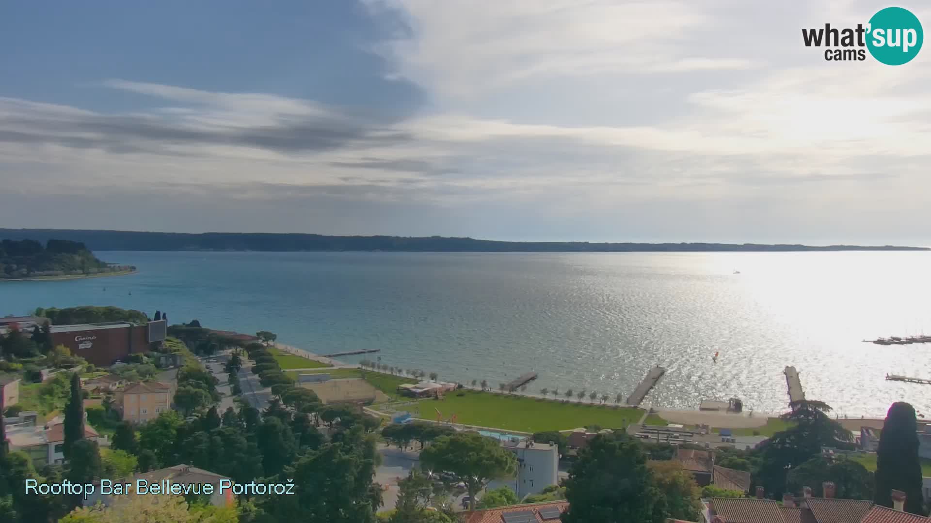 Live webcam Portorož – Panorama dalla Villa Bellevue