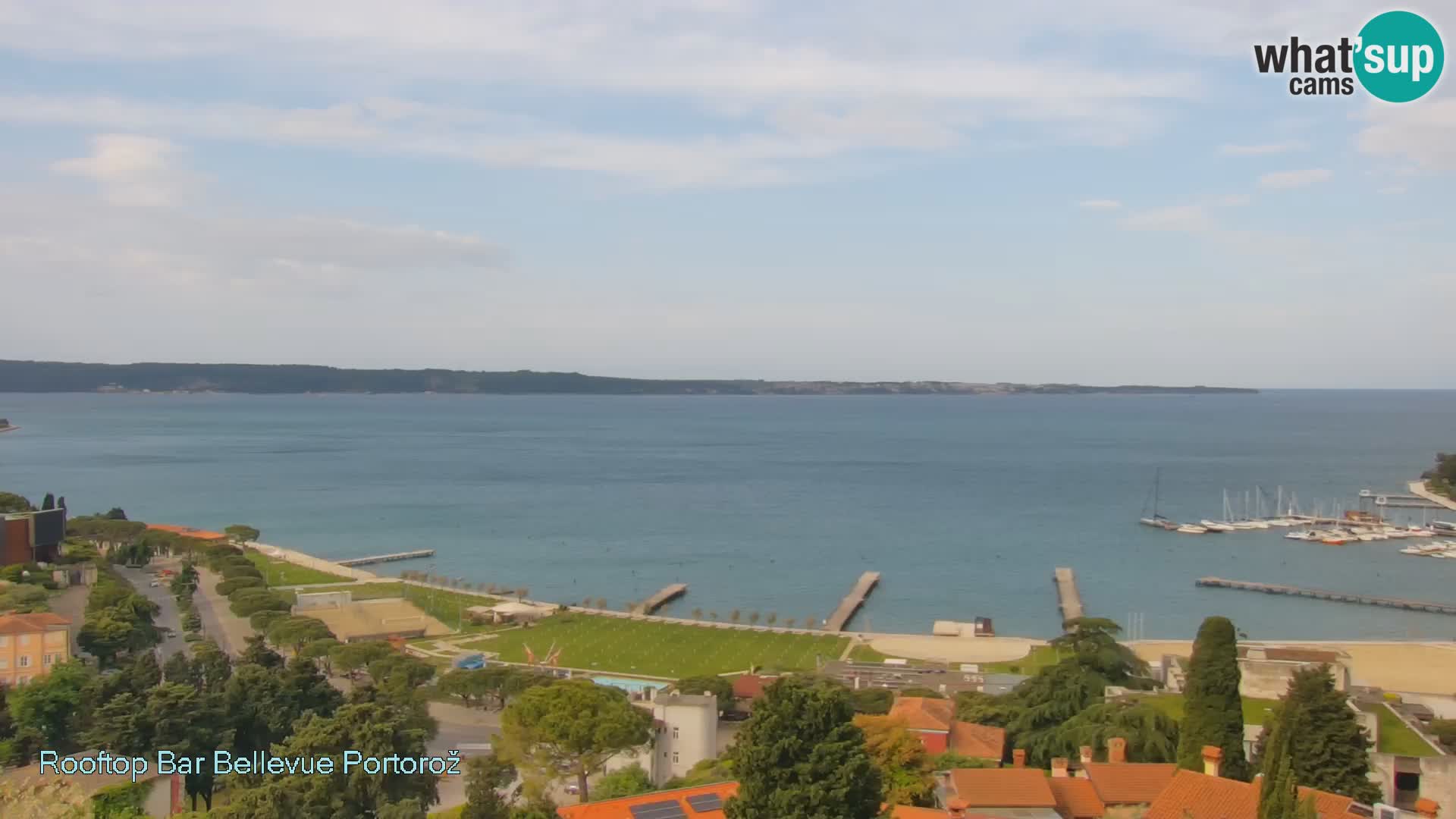 Portorož camera en vivo – Panorama Villa Bellevue