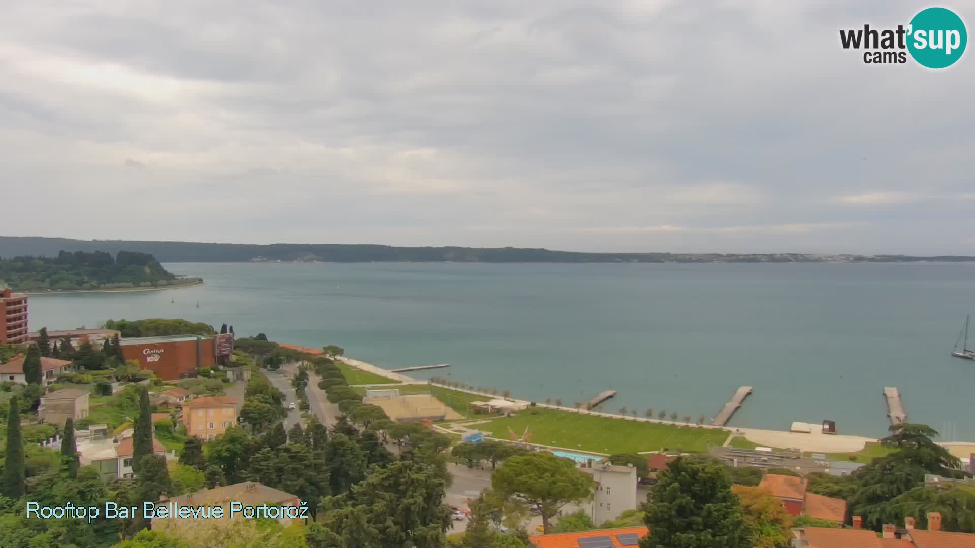 Portorož camera en vivo – Panorama Villa Bellevue