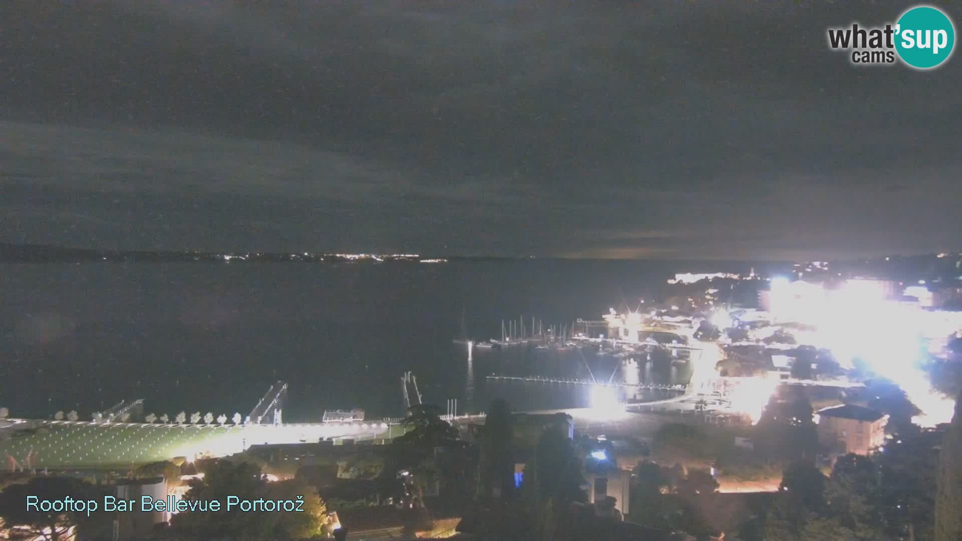 Portorož web kamera – pogled sa Villa Bellevue