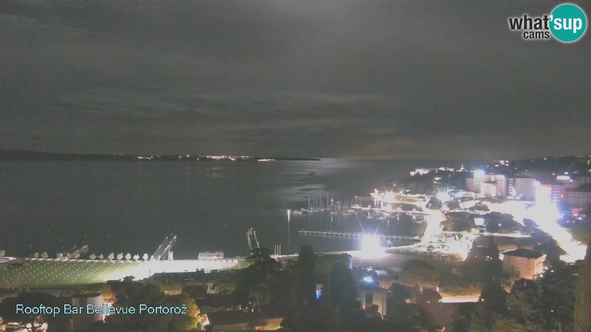 Portorož camera en vivo – Panorama Villa Bellevue