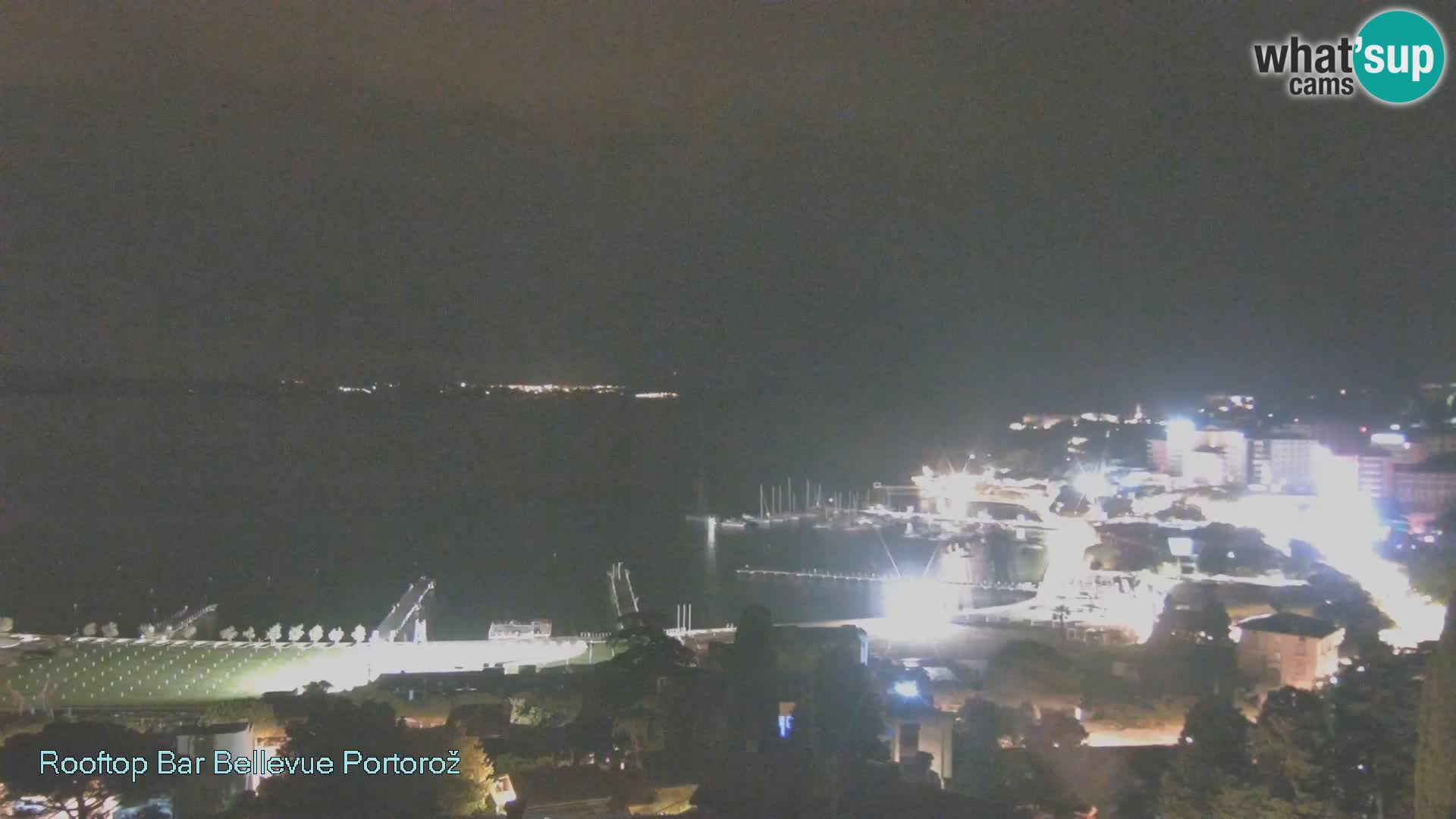 Portorož web kamera – pogled sa Villa Bellevue