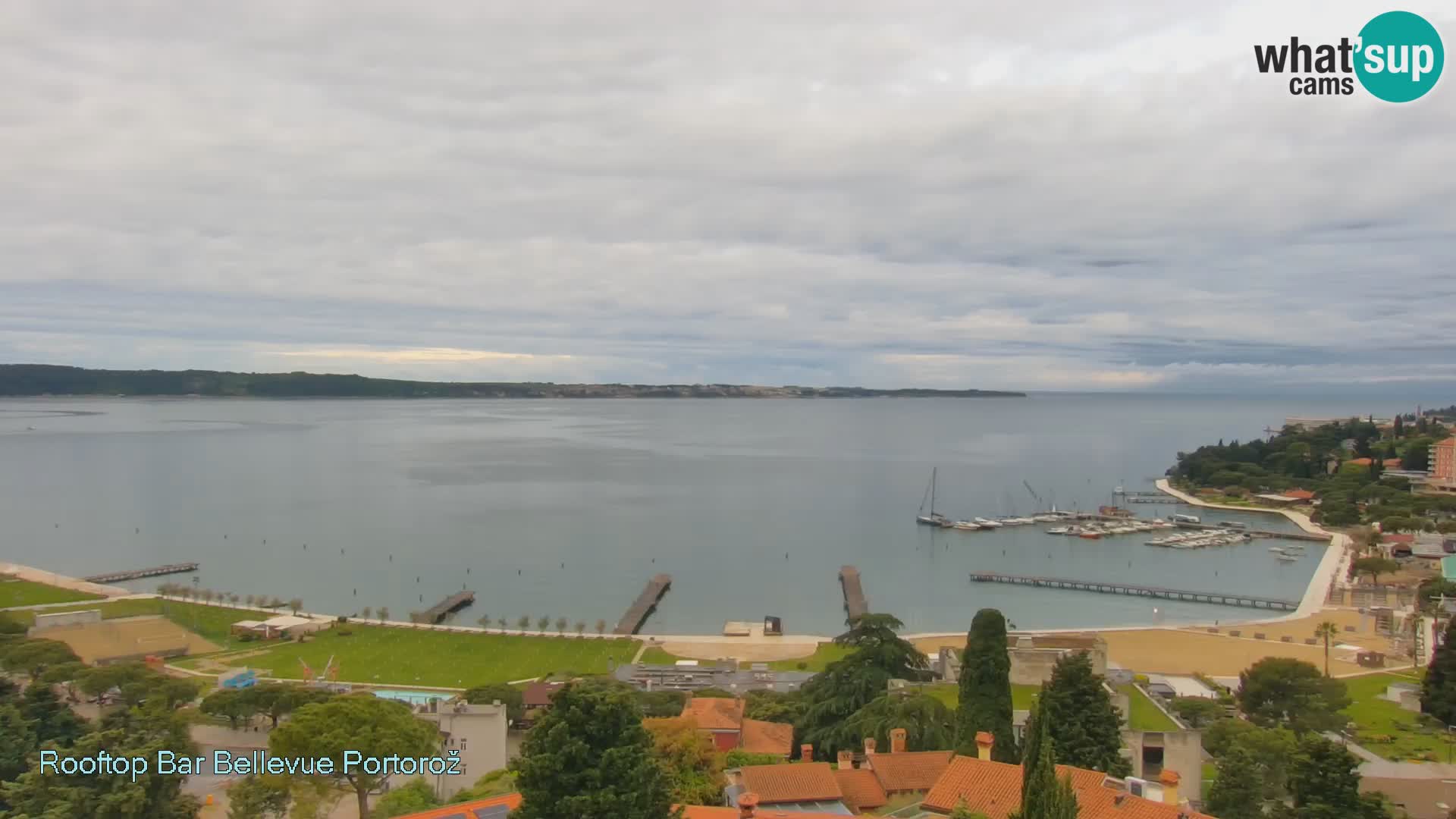 Panorama webcam Portorož – view from Villa Bellevue