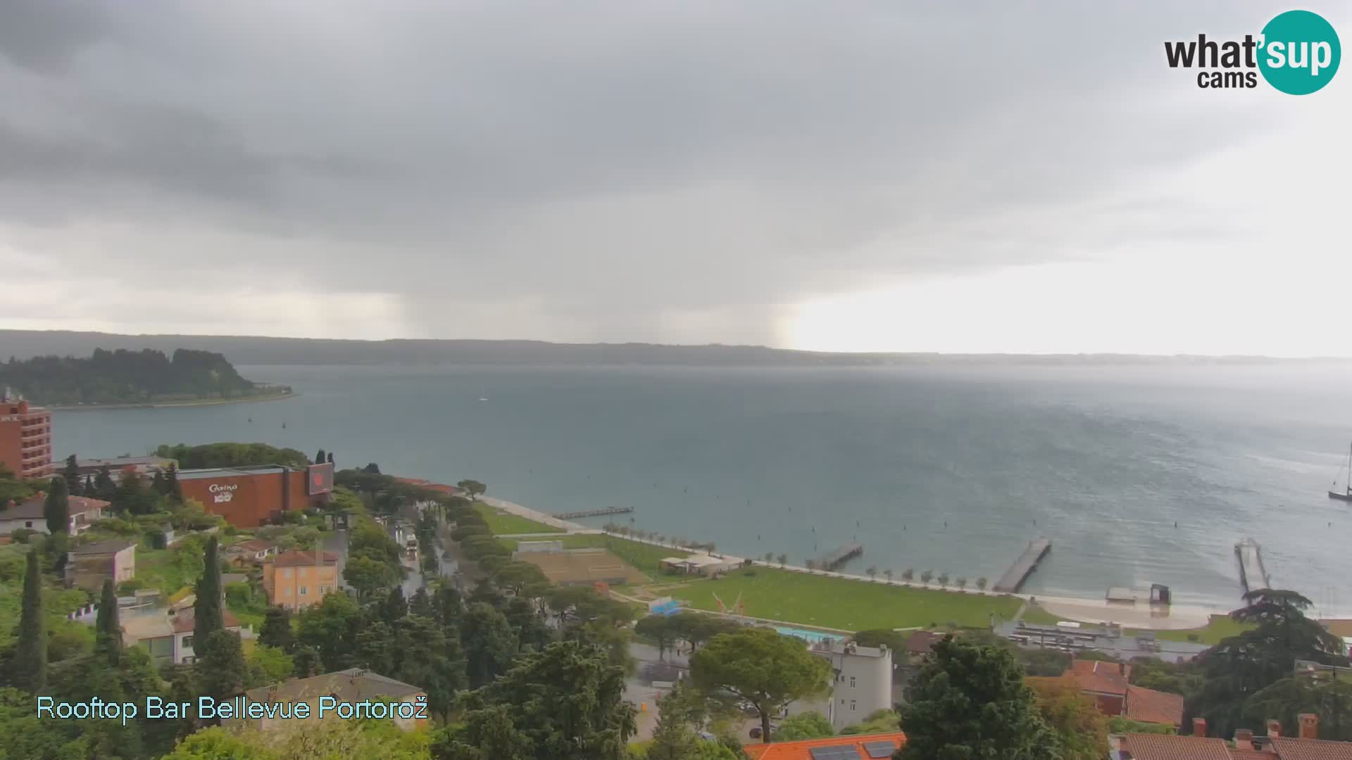 Panorama webcam Portorož – view from Villa Bellevue