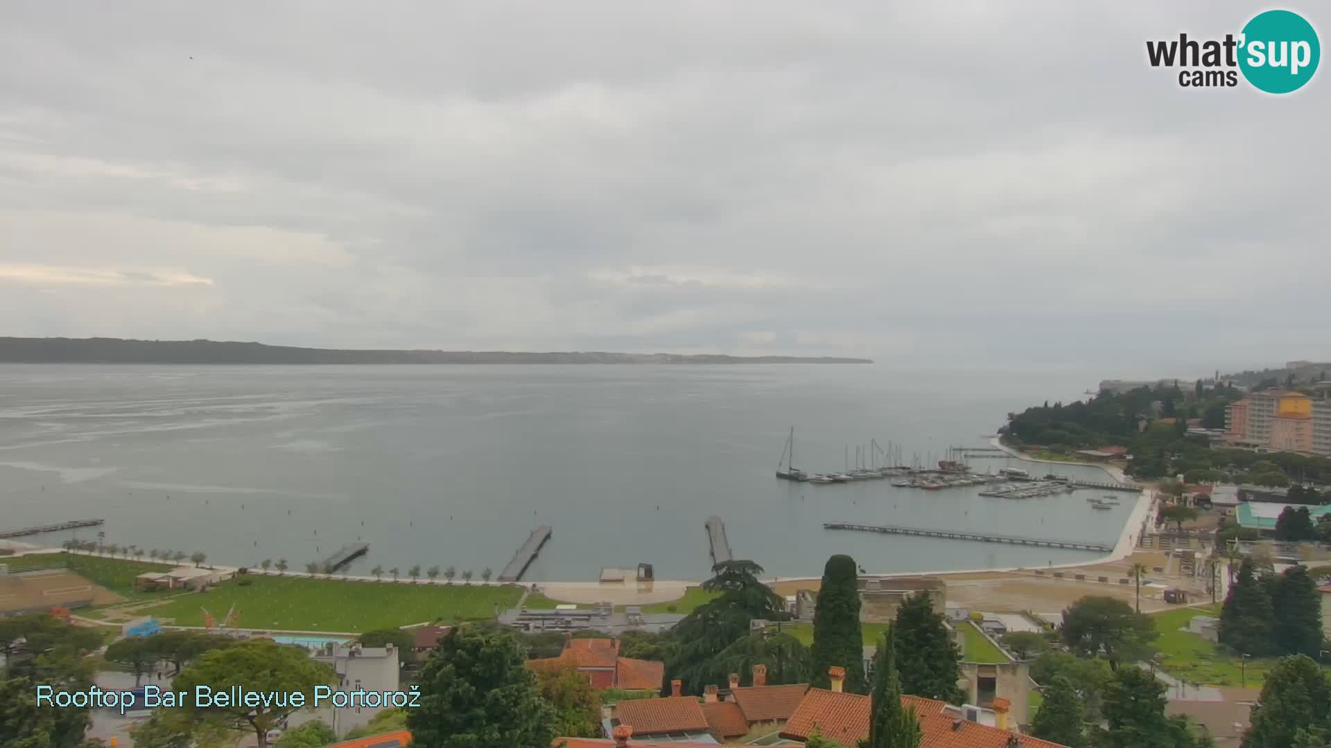 Panorama webcam Portorož – view from Villa Bellevue