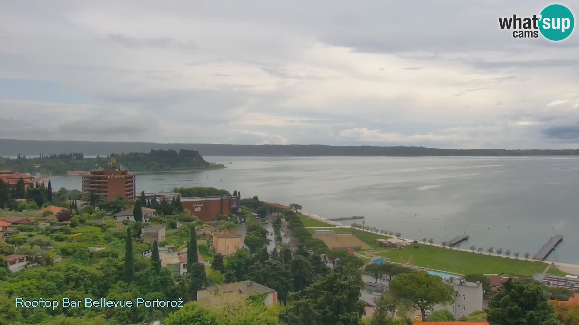 Portorož web kamera – pogled sa Villa Bellevue