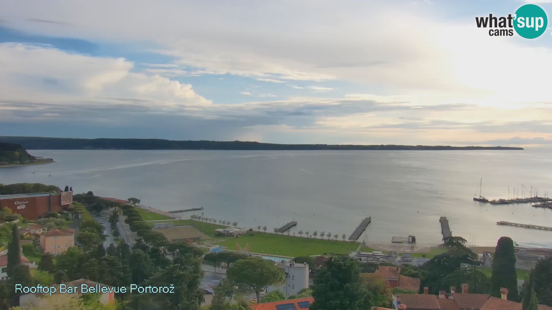 Portorož camera en vivo – Panorama Villa Bellevue