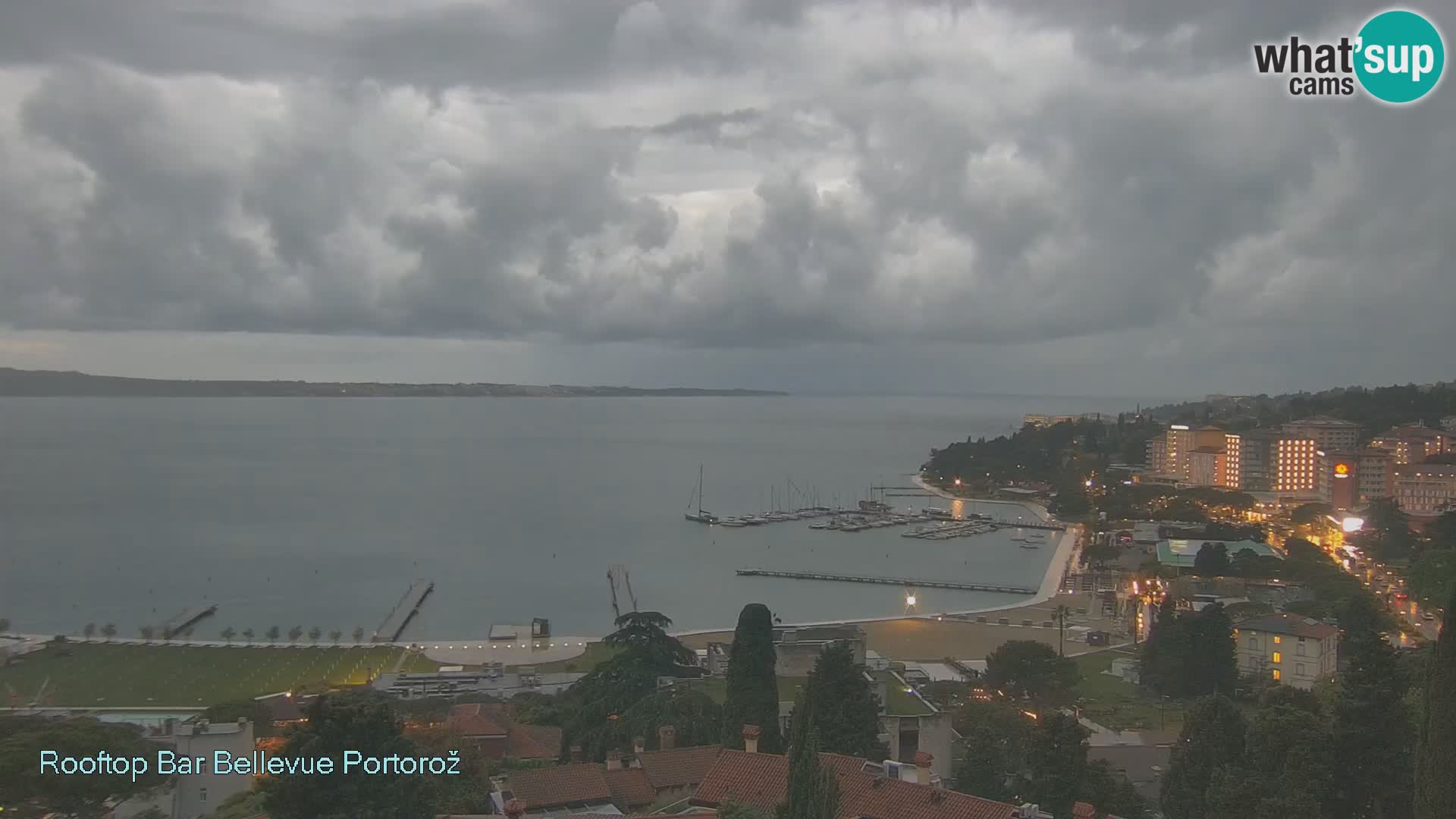 Live webcam Portorož – Panorama dalla Villa Bellevue