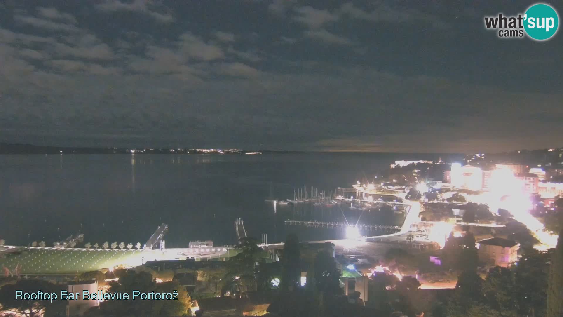 Portorož web kamera – pogled sa Villa Bellevue