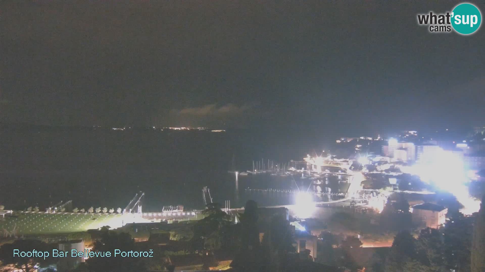 Portorož web kamera – pogled sa Villa Bellevue