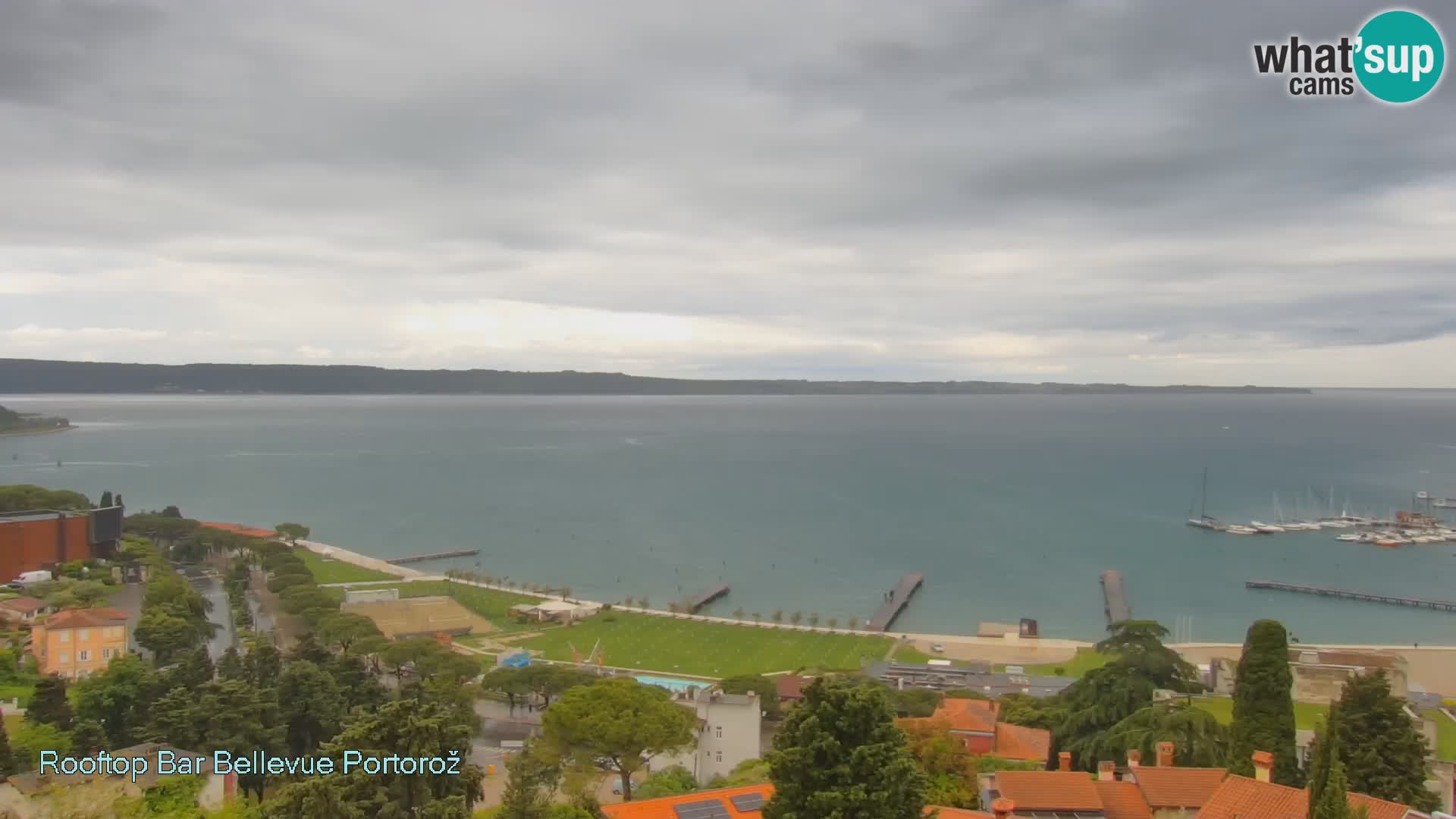 Panorama webcam Portorož – view from Villa Bellevue