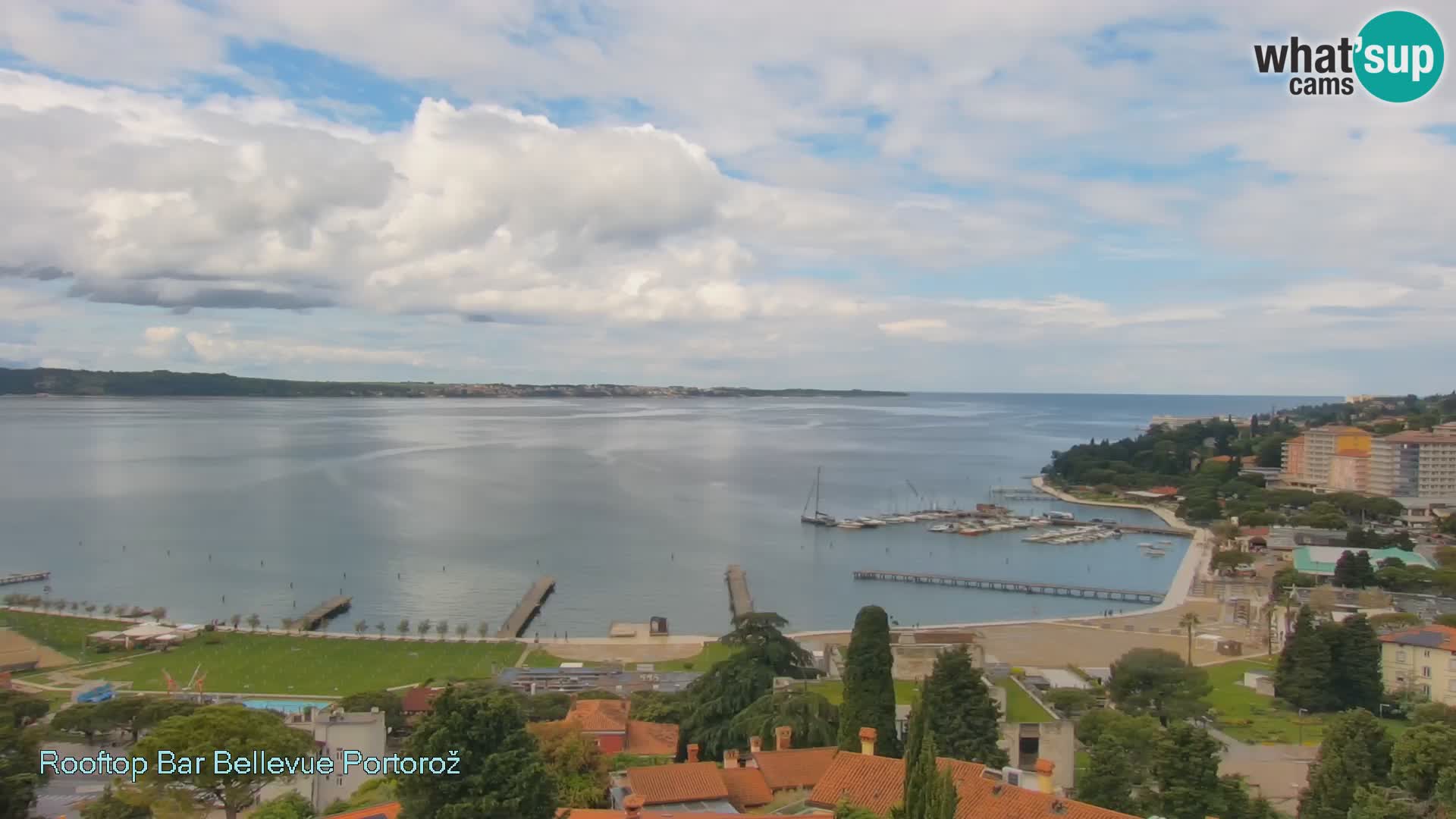Portorož camera en vivo – Panorama Villa Bellevue