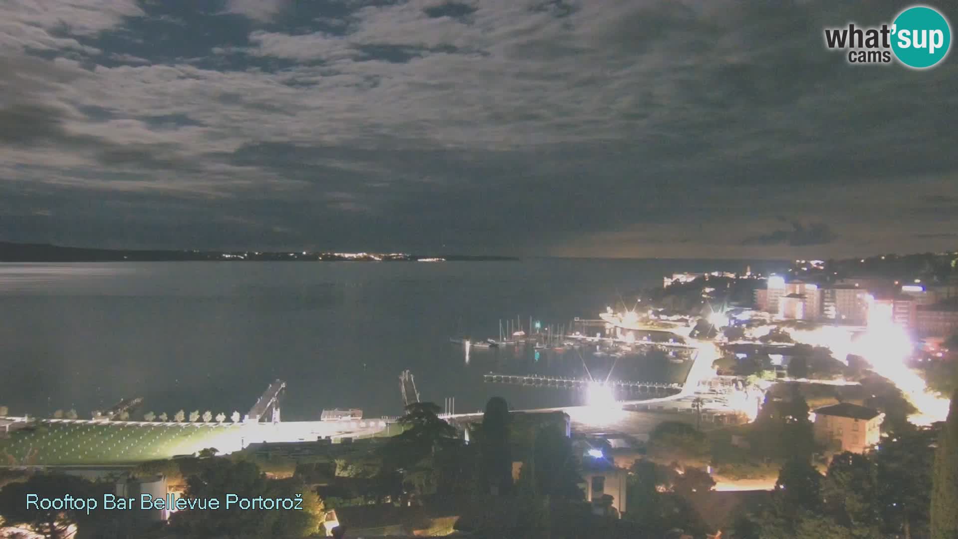 Portorož camera en vivo – Panorama Villa Bellevue