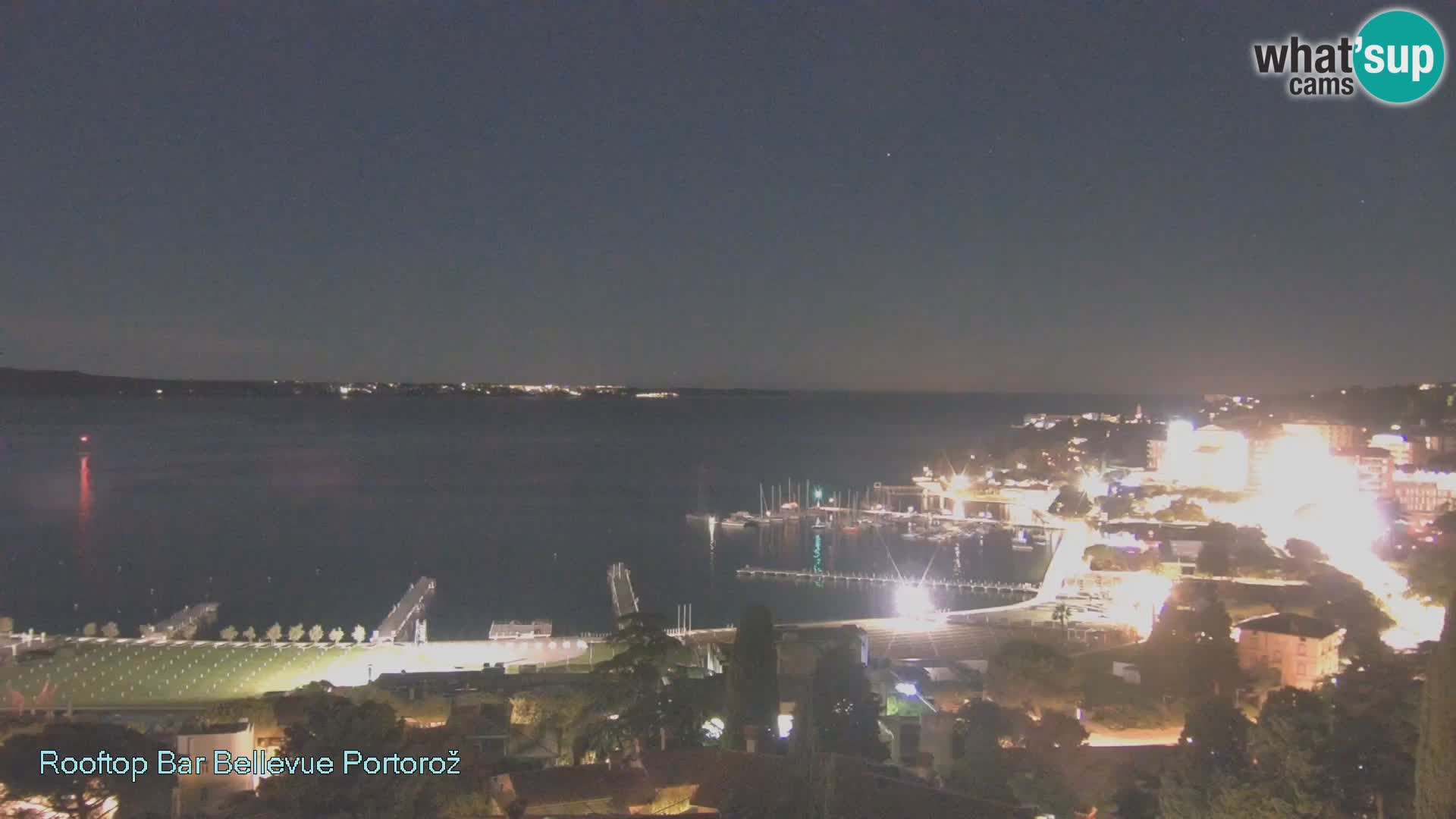 Panorama webcam Portorož – view from Villa Bellevue