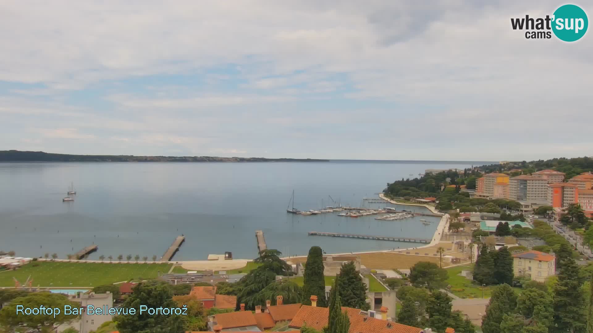 Portorož camera en vivo – Panorama Villa Bellevue
