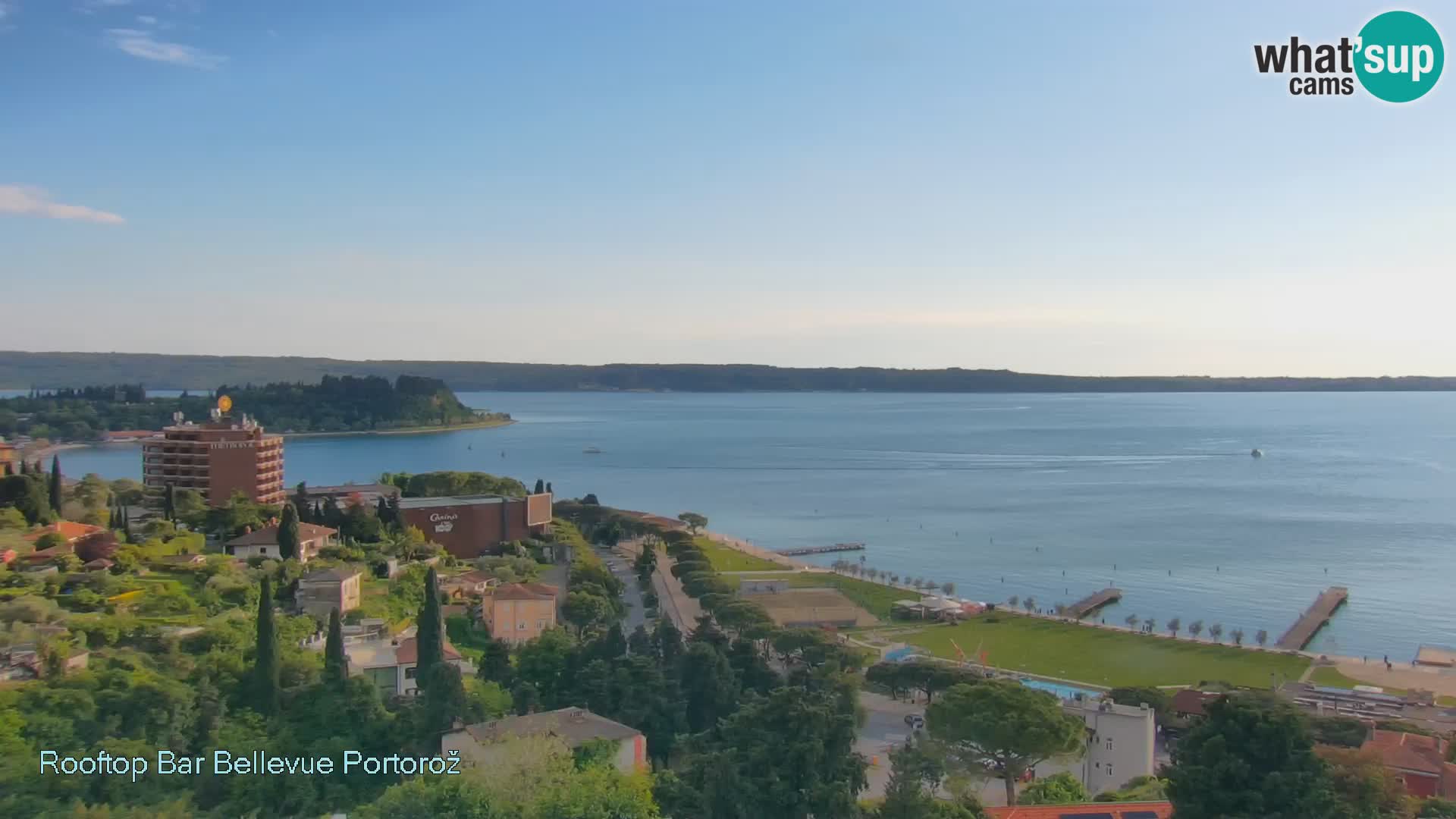 Portorož camera en vivo – Panorama Villa Bellevue