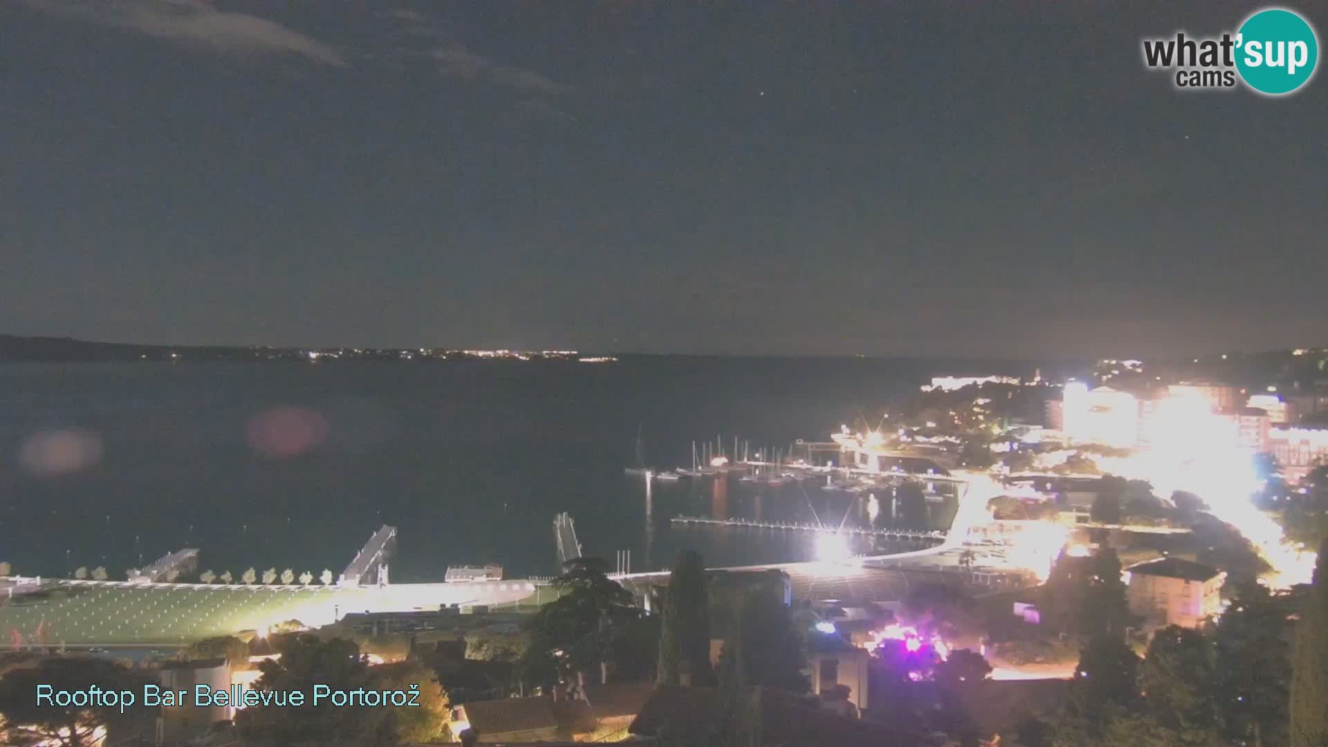 Panorama webcam Portorož – view from Villa Bellevue