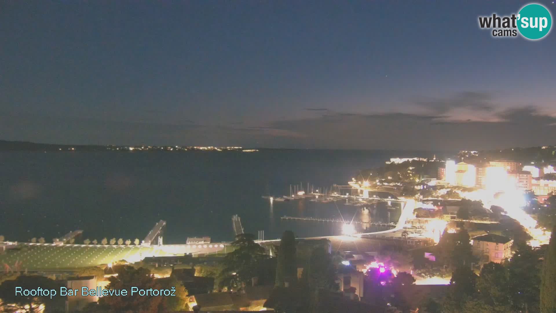 Panorama webcam Portorož – view from Villa Bellevue