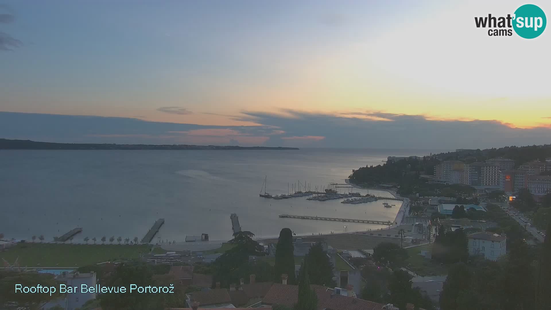 Portorož web kamera – pogled sa Villa Bellevue