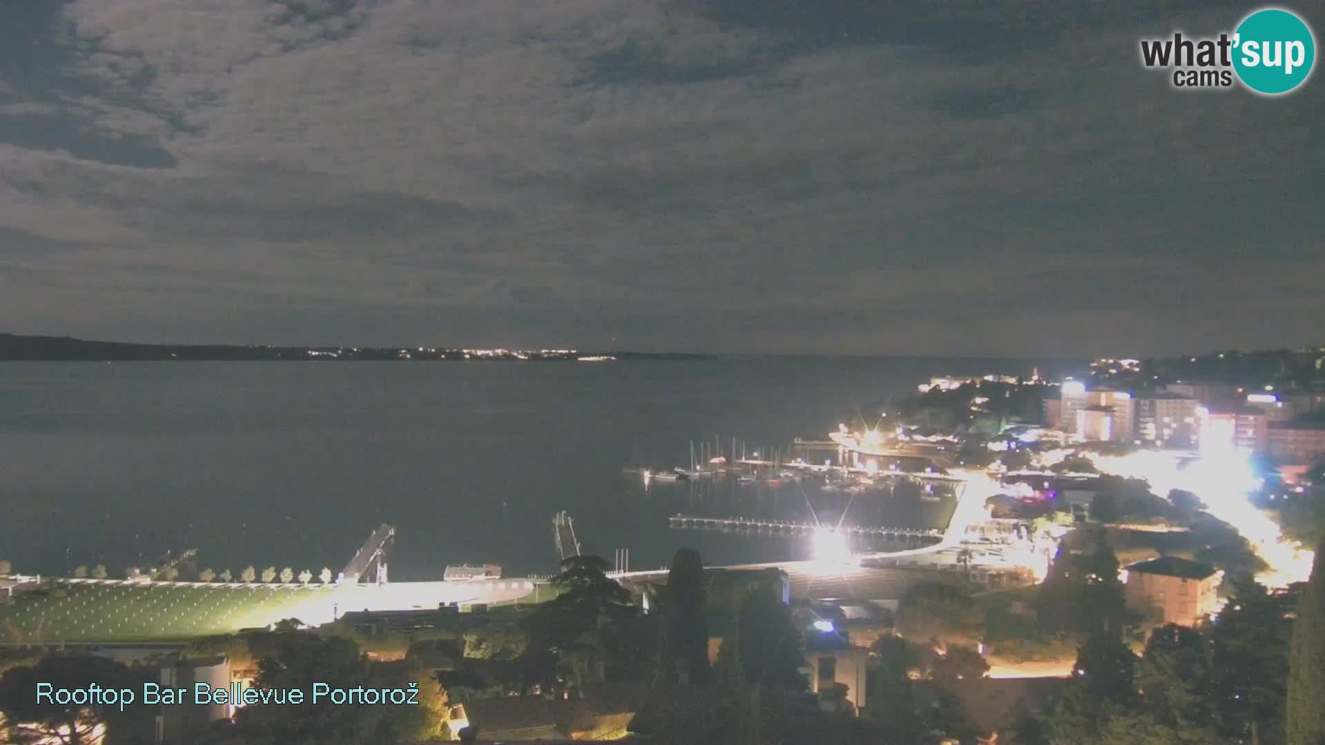 Portorož web kamera – pogled sa Villa Bellevue