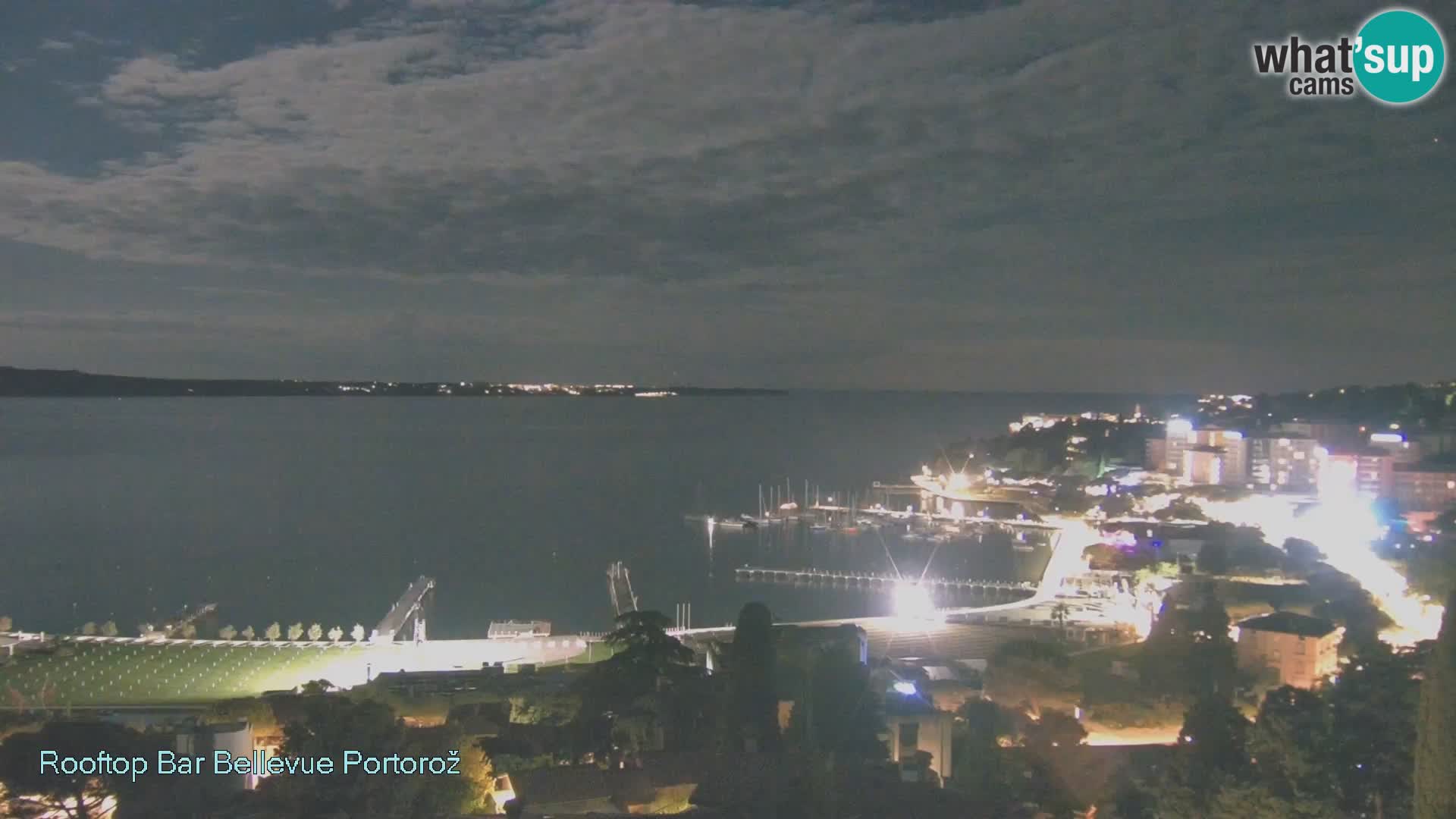 Portorož web kamera – pogled sa Villa Bellevue