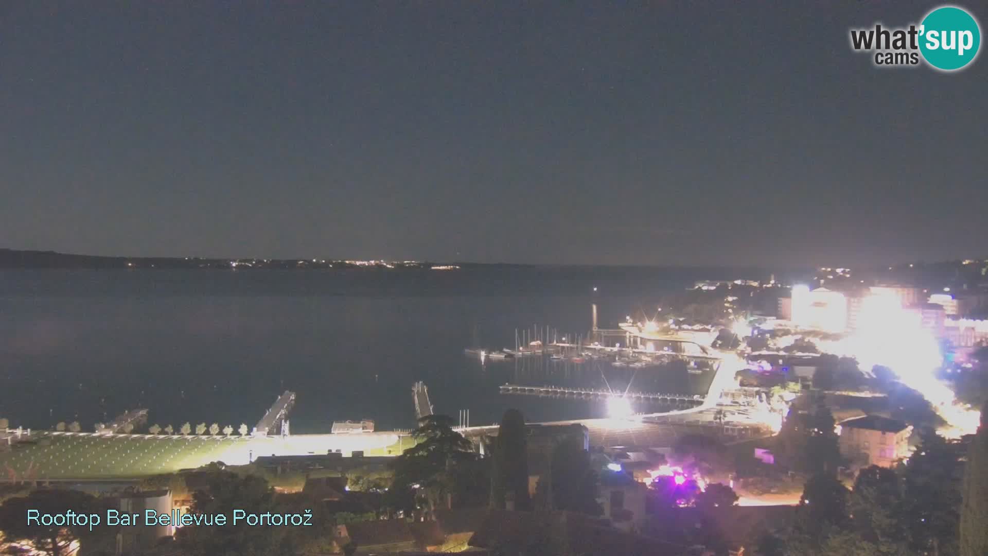 Panorama webcam Portorož – view from Villa Bellevue