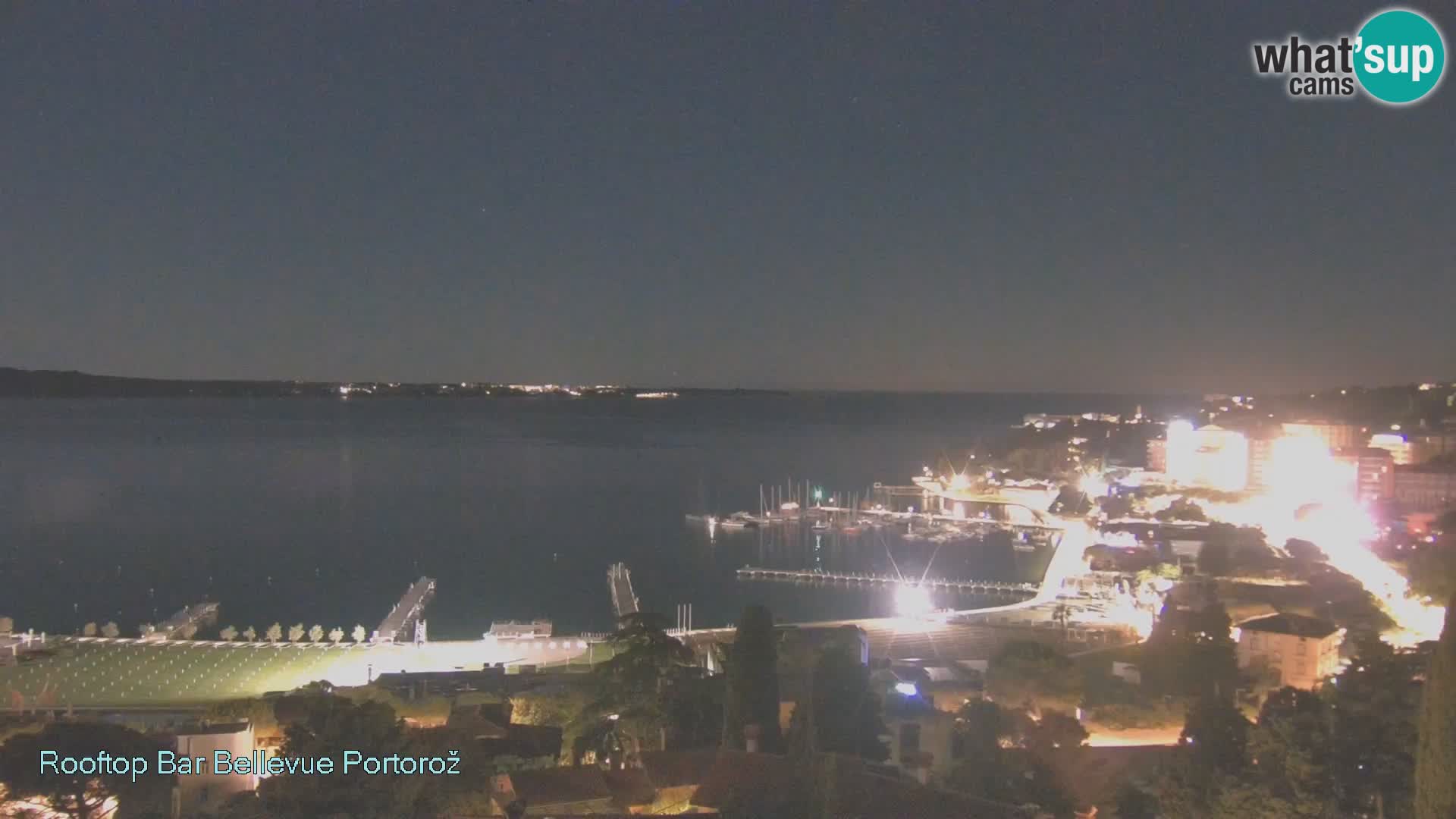 Portorož web kamera – pogled sa Villa Bellevue