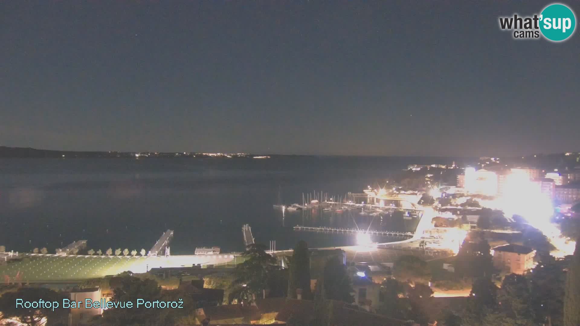 Portorož web kamera – pogled sa Villa Bellevue