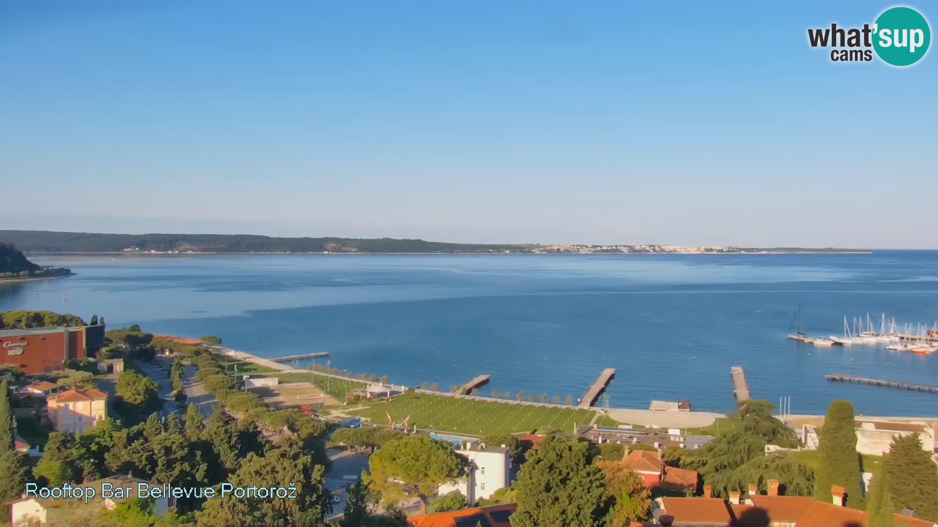 Portorož camera en vivo – Panorama Villa Bellevue