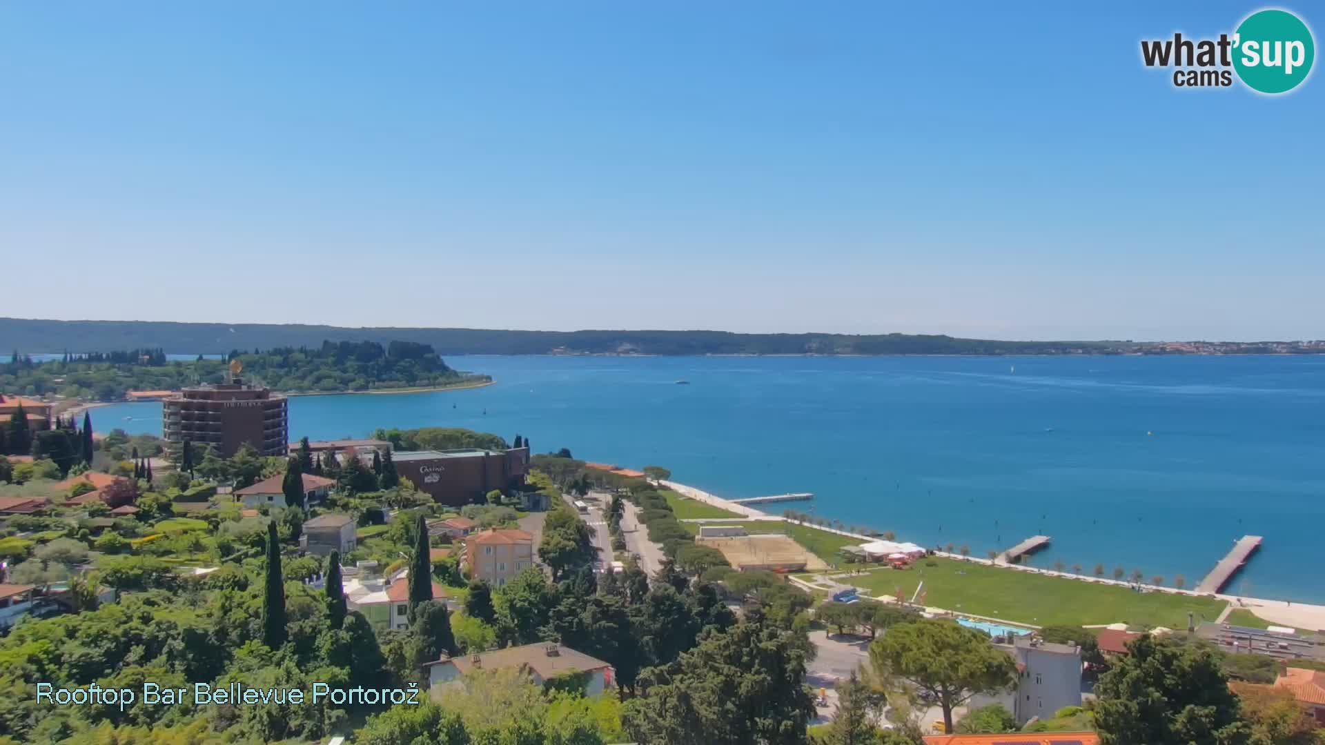 Portorož web kamera – pogled sa Villa Bellevue