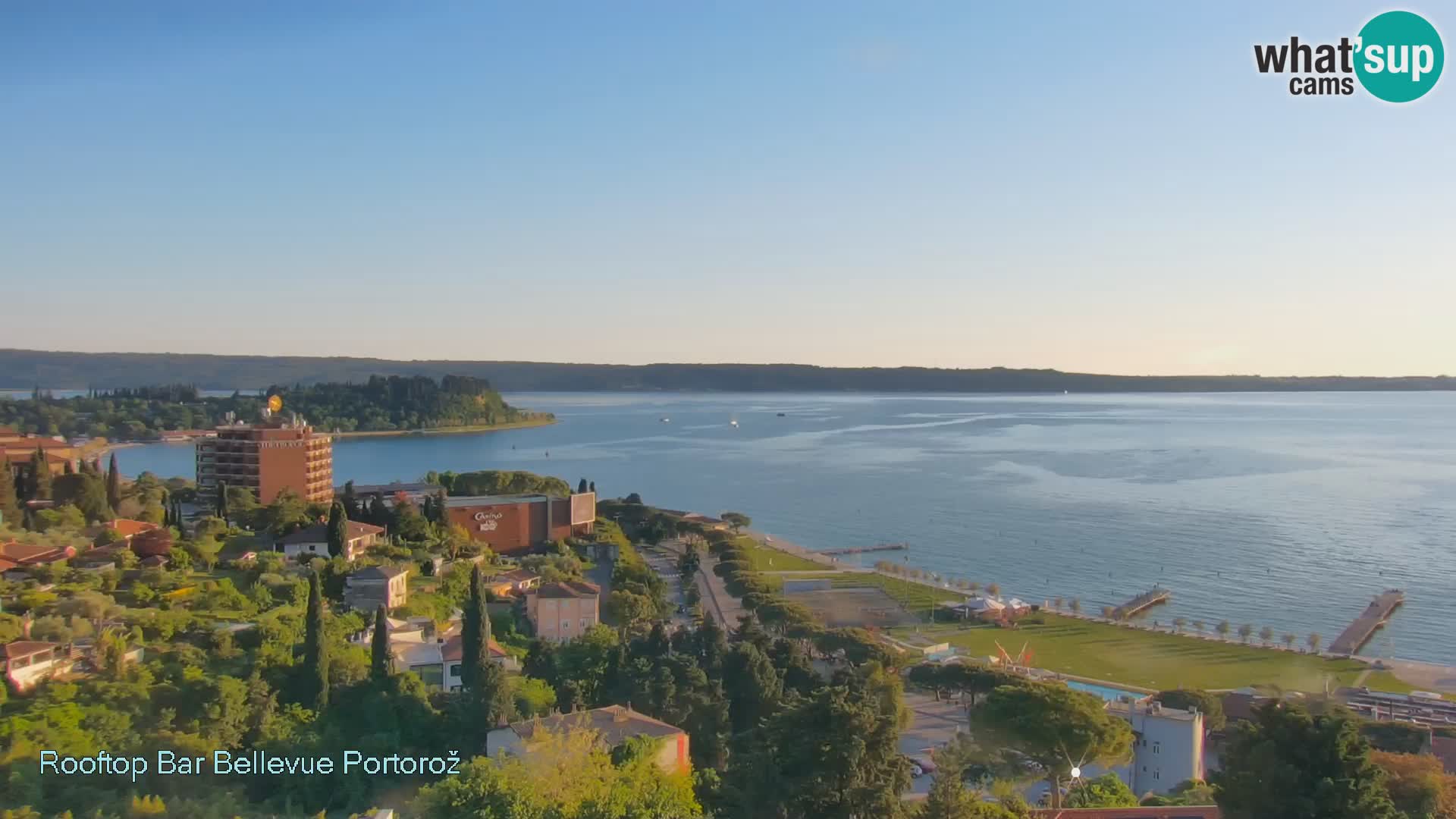 Live webcam Portorož – Panorama dalla Villa Bellevue